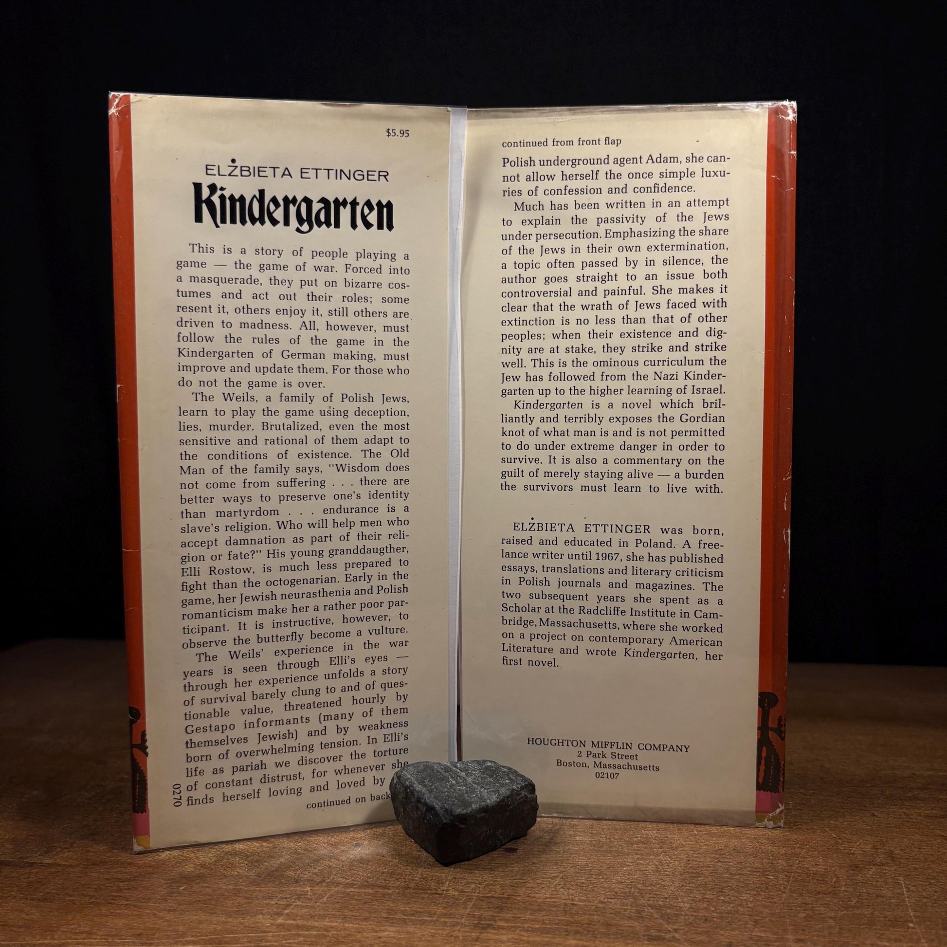 First Printing - Kindergarten / Elżbieta Ettinger (1970) Vintage Hardcover Book