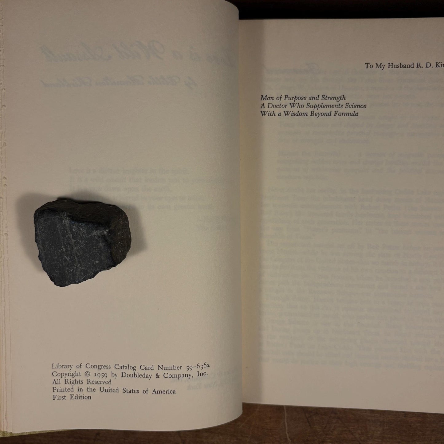 First Printing - Love Is a Wild Assault / Elithe Hamilton Kirkland (1959) Vintage Hardcover Book