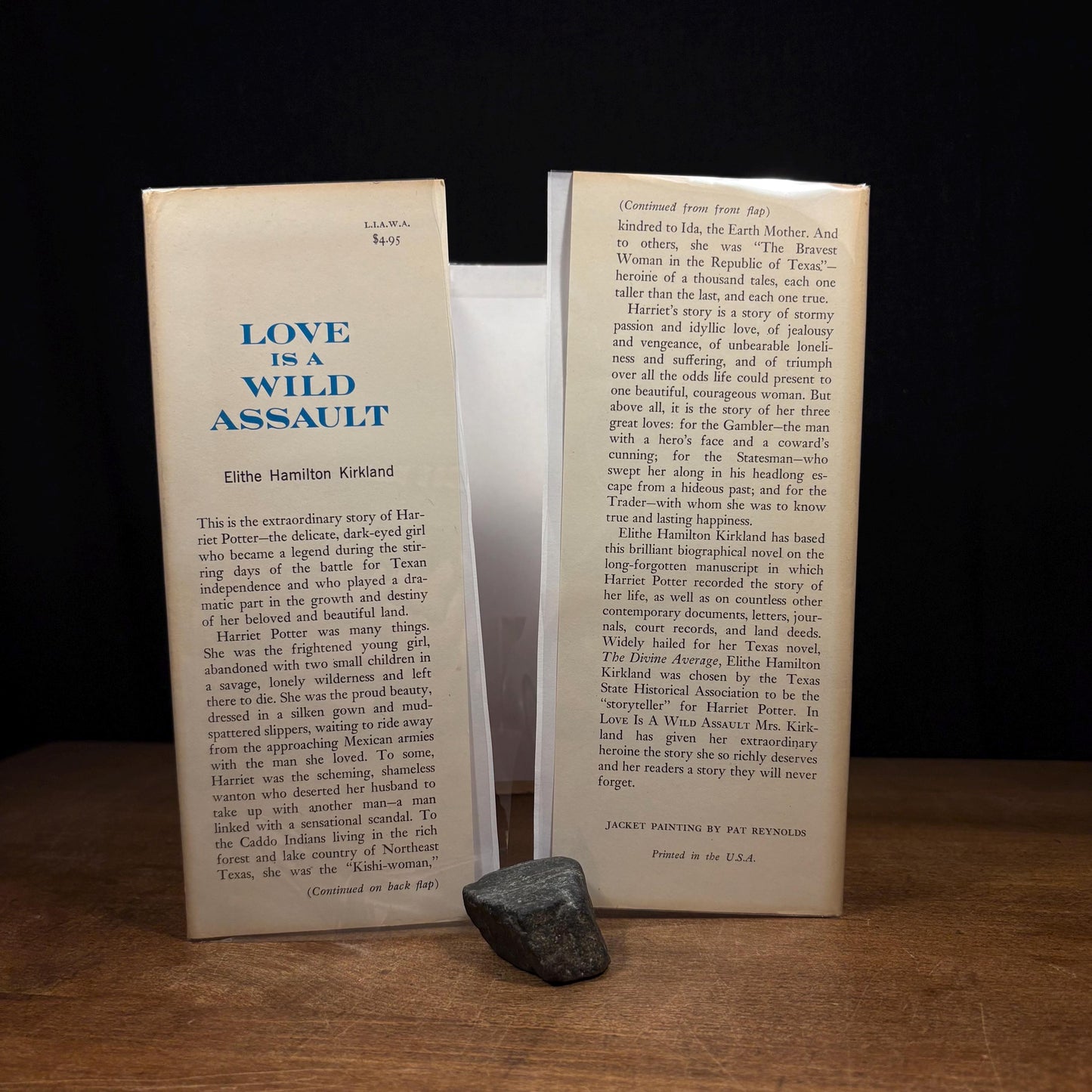 First Printing - Love Is a Wild Assault / Elithe Hamilton Kirkland (1959) Vintage Hardcover Book