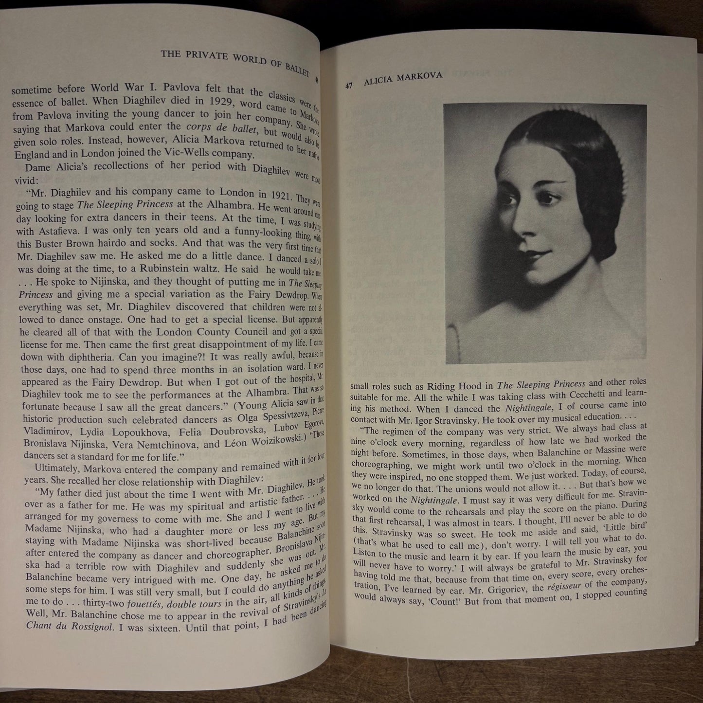 First Printing - The Private World of Ballet / John Gruen (1975) Vintage Hardcover Book