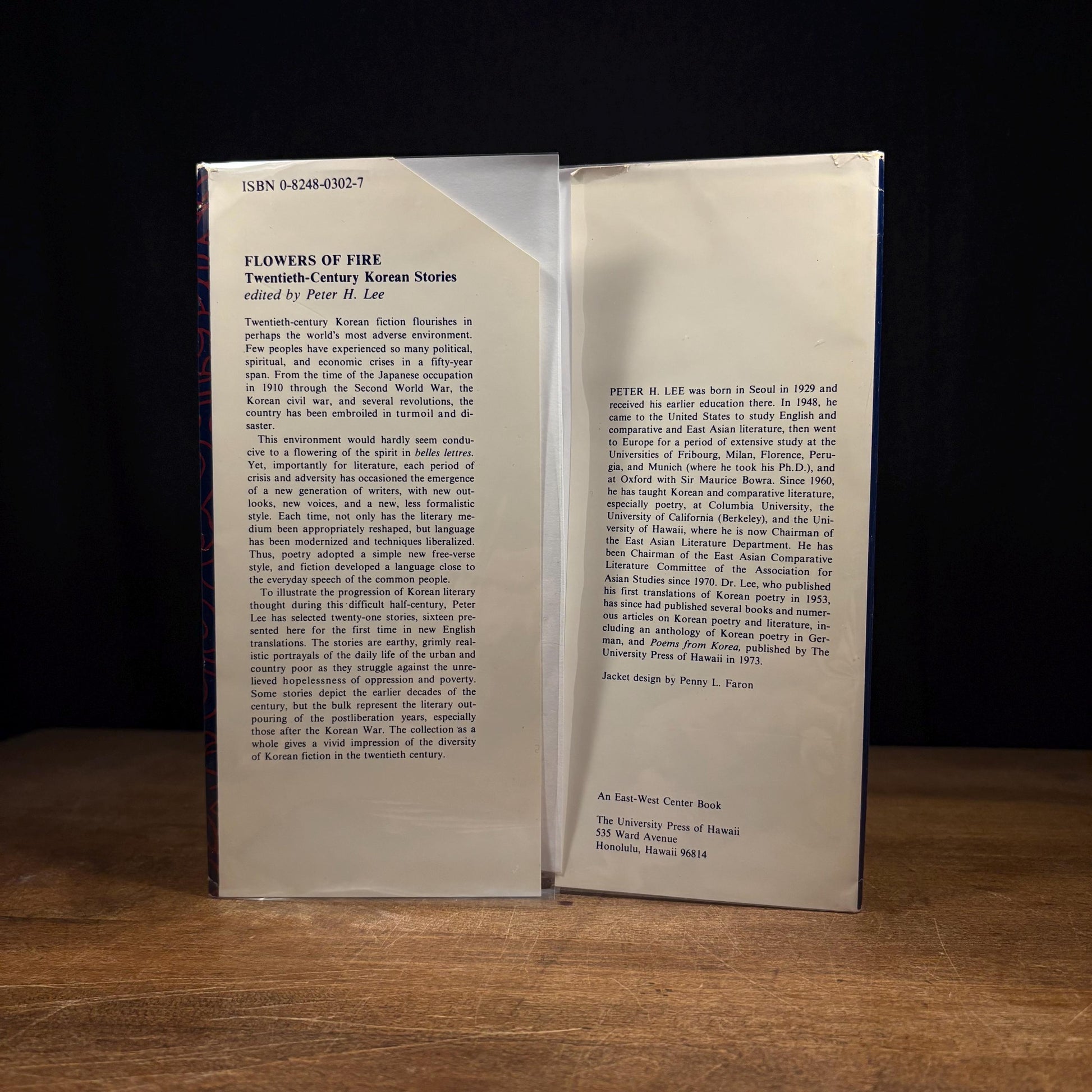 Flowers of Fire: Twentieth-Century Korean Stories / Peter H. Lee (1974) Vintage Hardcover Book