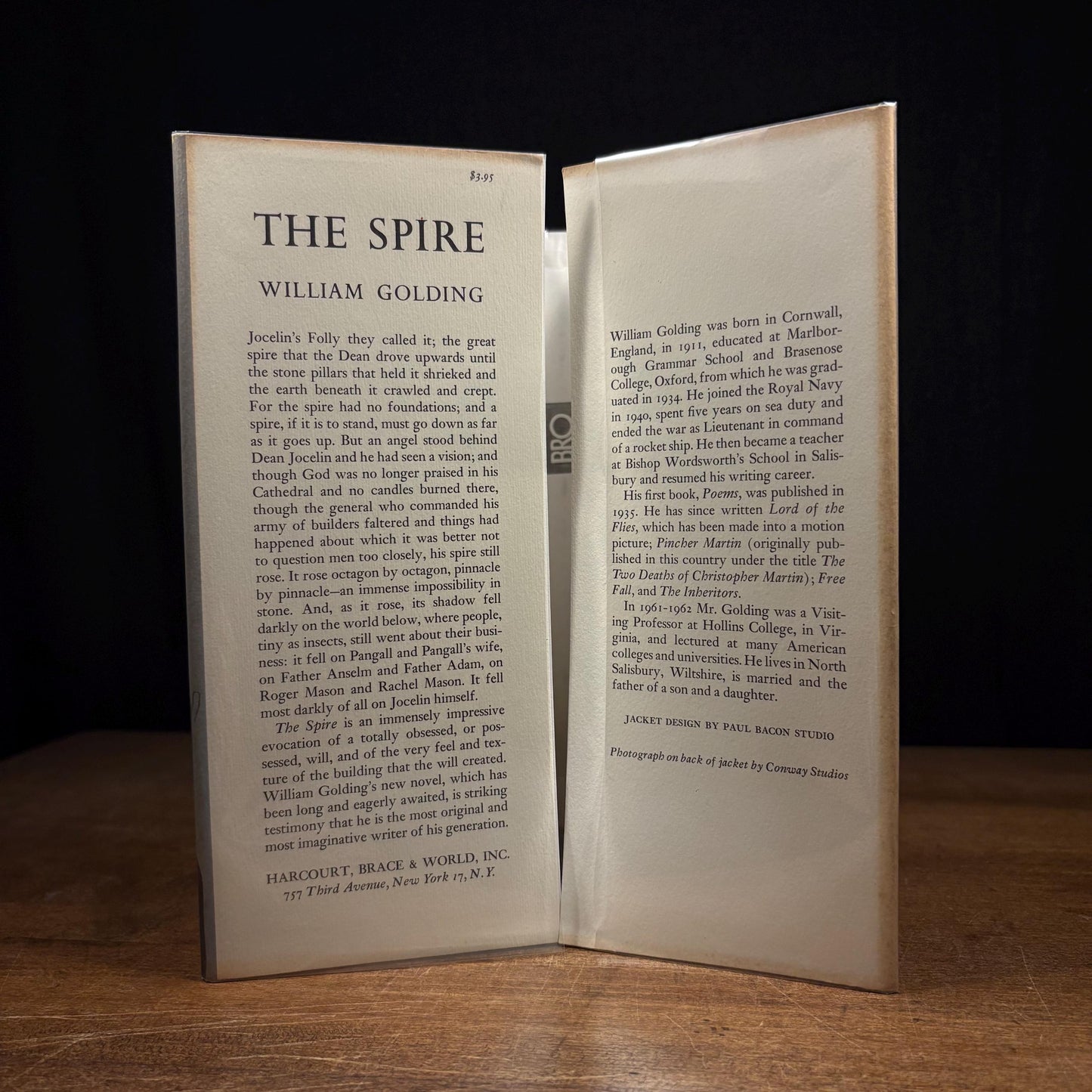 First American Printing - The Spire / William Golding (1964) Vintage Hardcover Book