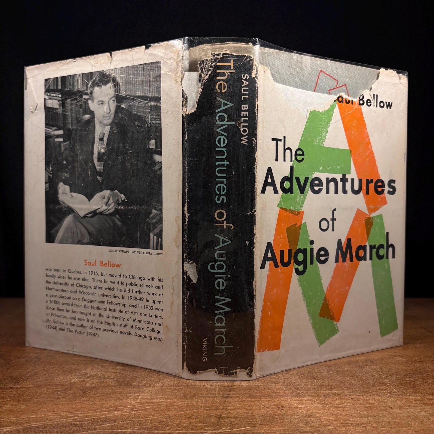 First Printing, Second State - The Adventures of Augie March / Saul Bellow (1953) Vintage Hardcover Book