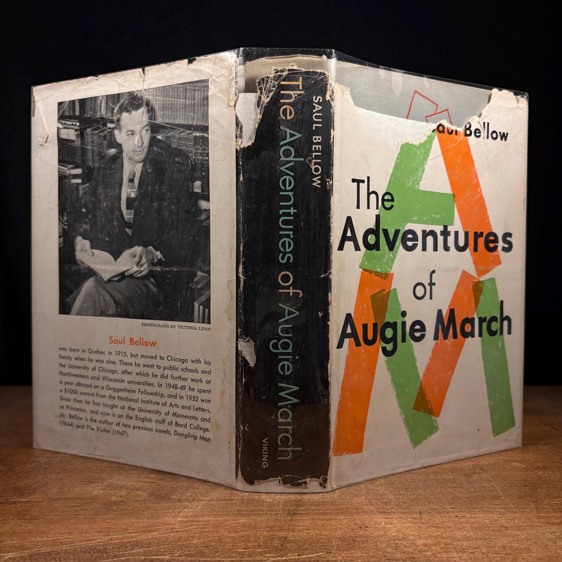 First Printing, Second State - The Adventures of Augie March / Saul Bellow (1953) Vintage Hardcover Book
