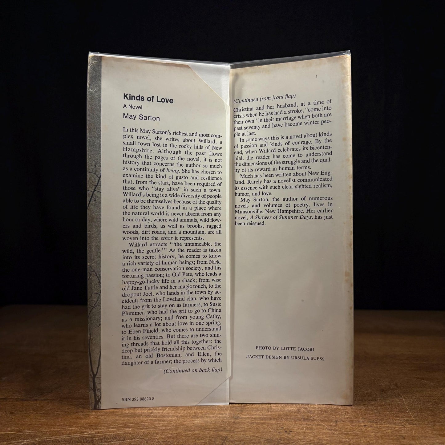 First Printing - Kinds of Love: A Novel / May Sarton (1970) Vintage Hardcover Book