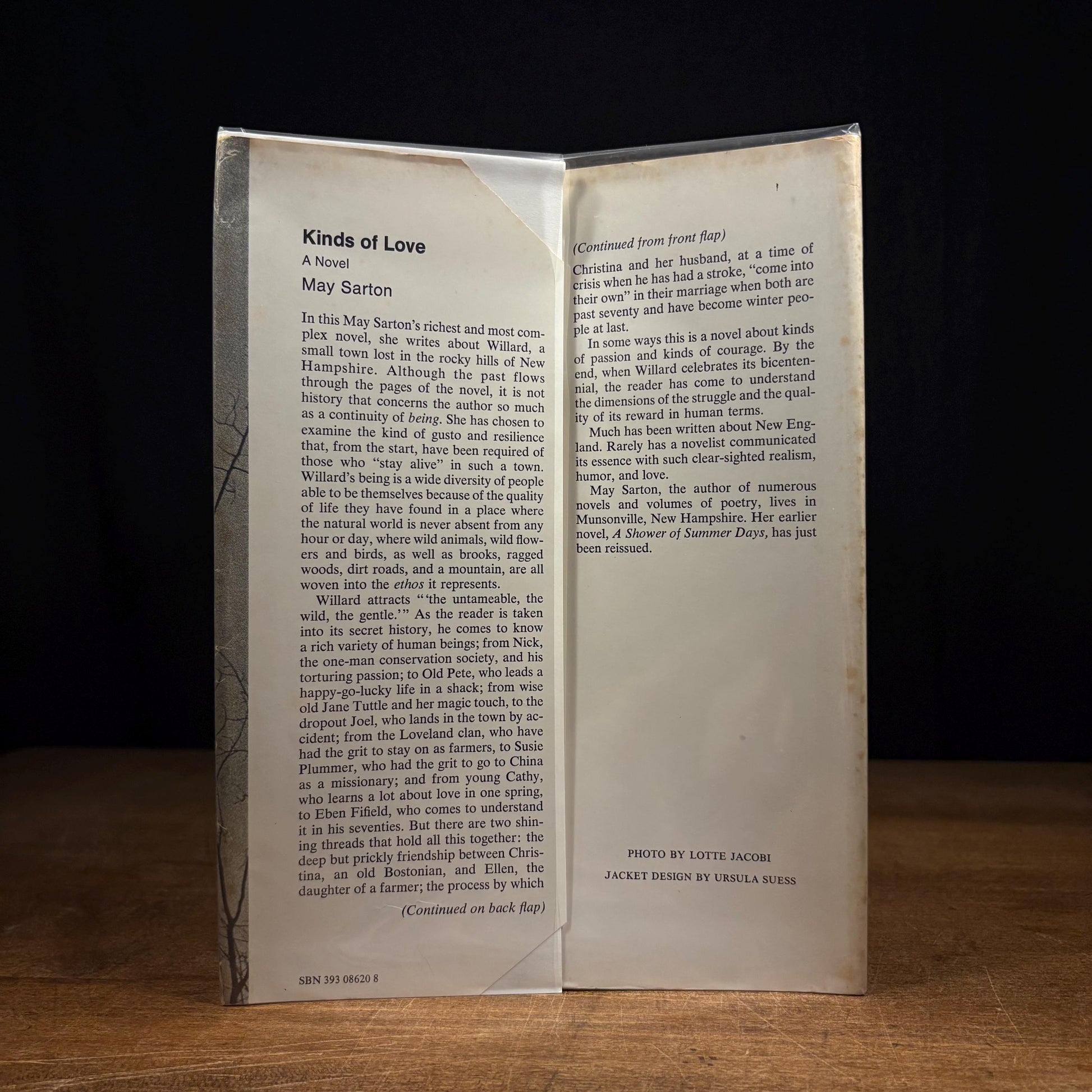 First Printing - Kinds of Love: A Novel / May Sarton (1970) Vintage Hardcover Book