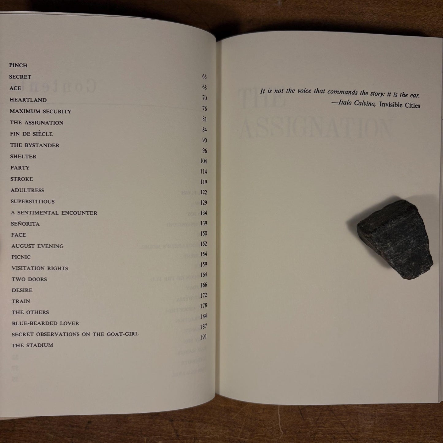 First Printing - The Assignation / Joyce Carol Oates (1988) Vintage Hardcover Book