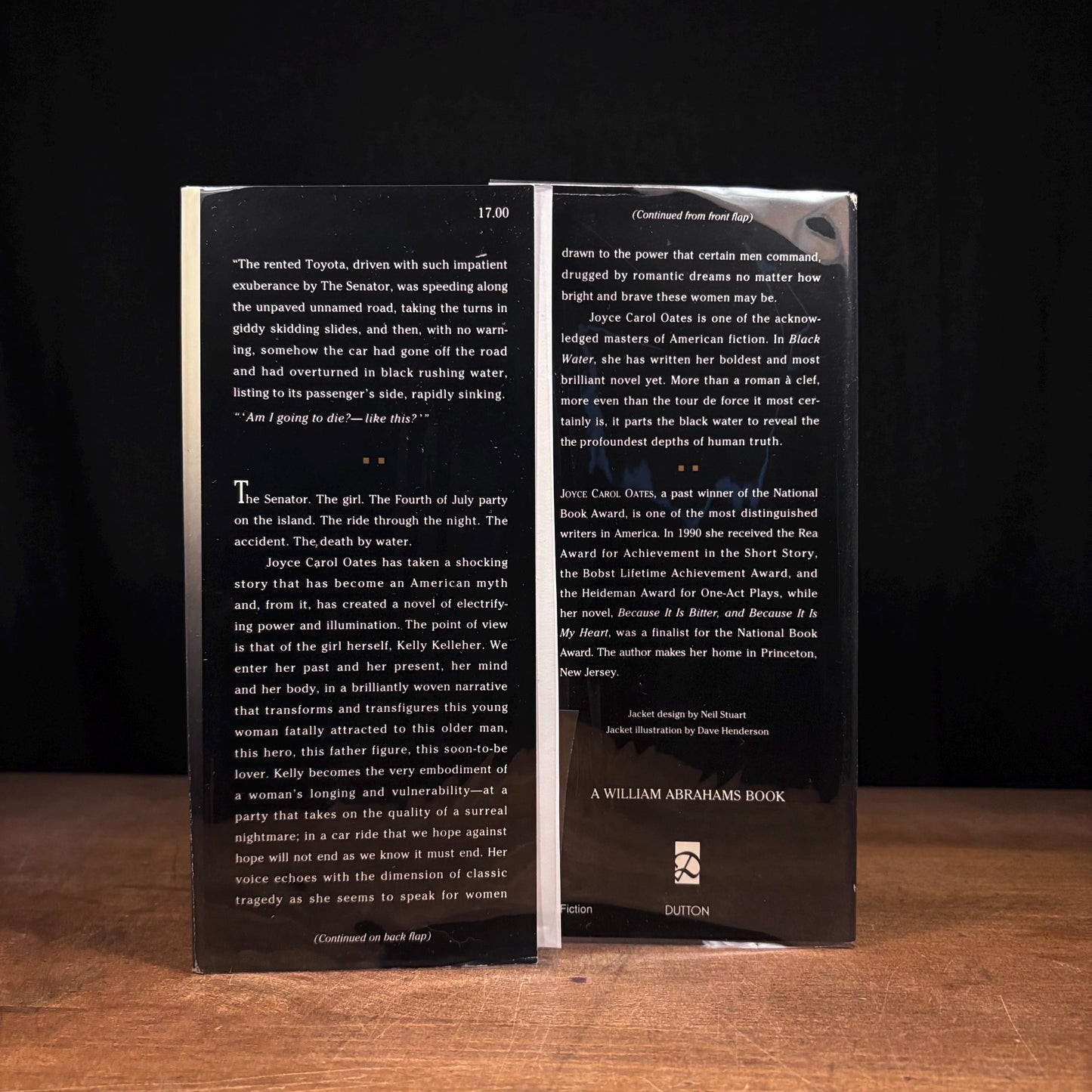 First Printing - Black Water / Joyce Carol Oates (1992) Vintage Hardcover Book