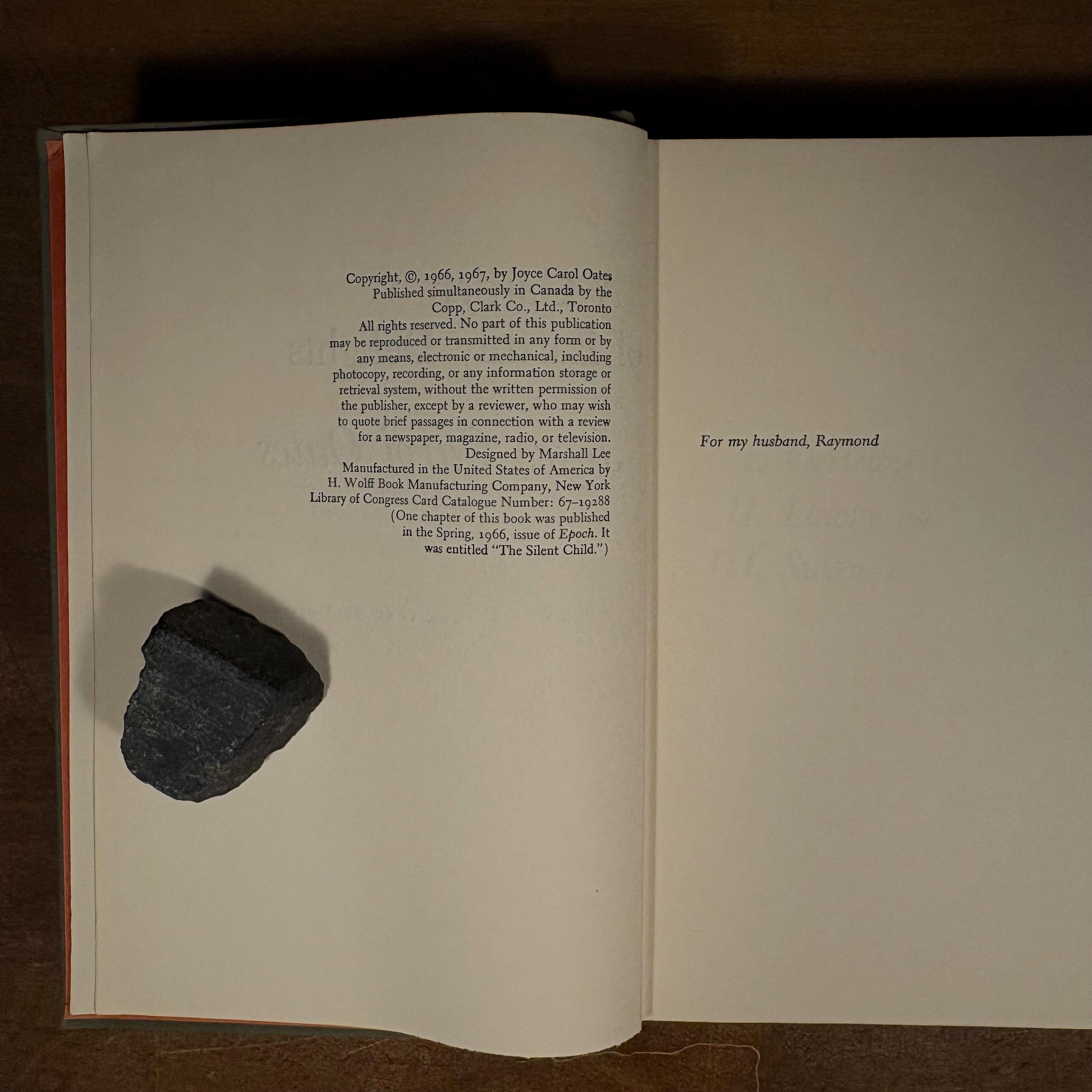 Signed First Printing - A Garden of Earthly Delights / Joyce Carol Oates (1967) Vintage Hardcover Book