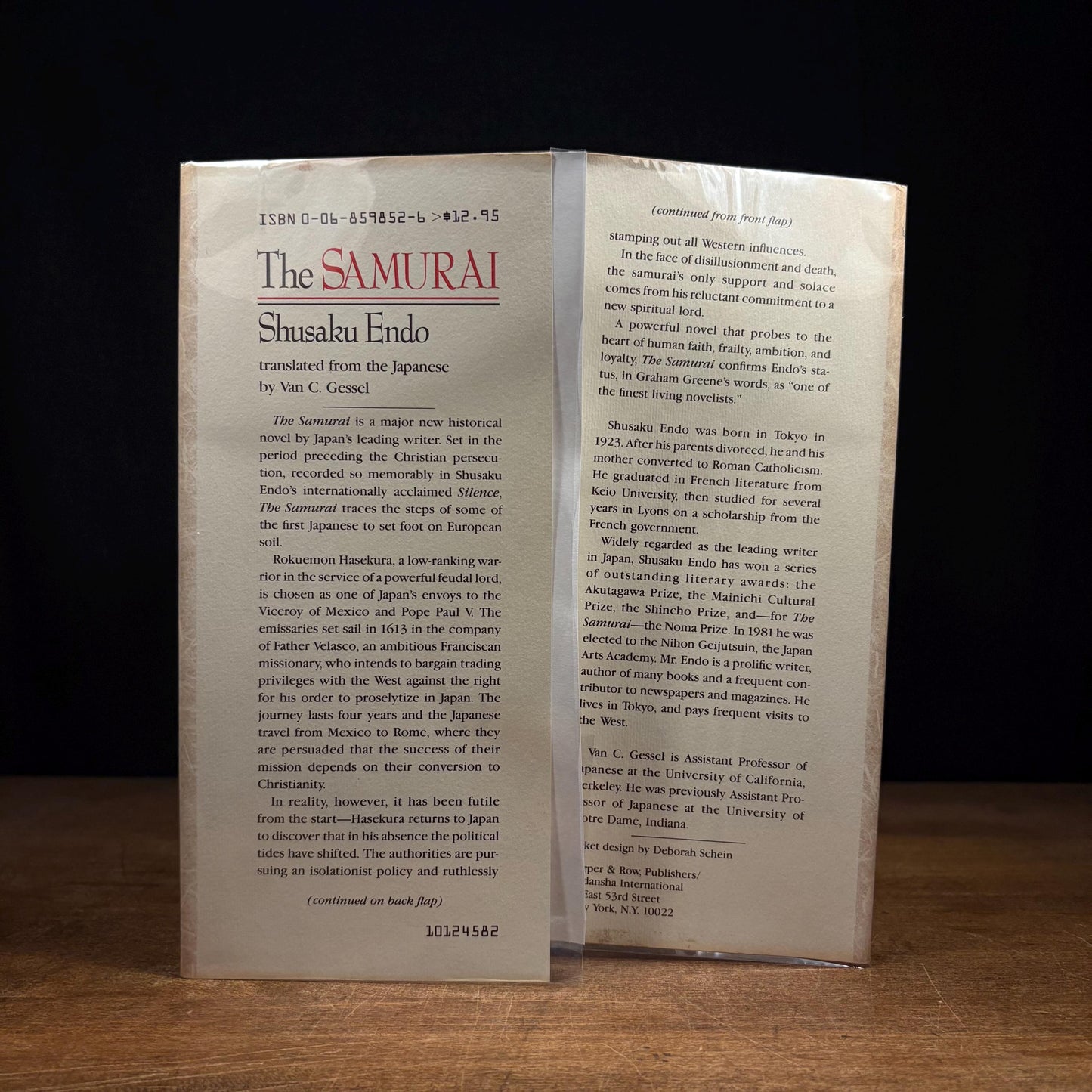 First American Printing - The Samurai / Shusaku Endo (1982) Vintage Hardcover Book