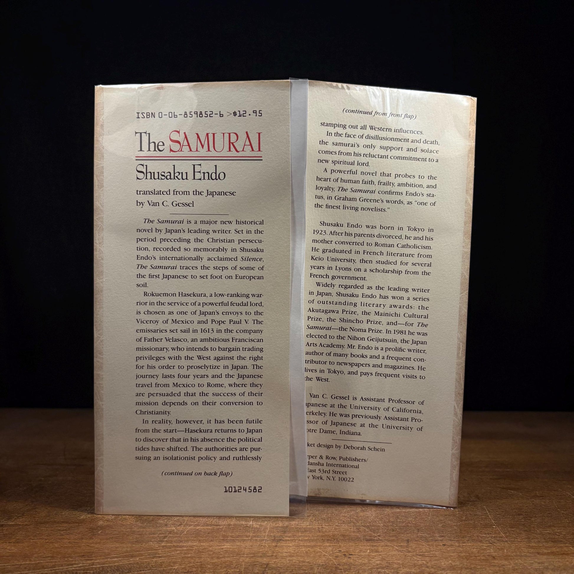 First American Printing - The Samurai / Shusaku Endo (1982) Vintage Hardcover Book