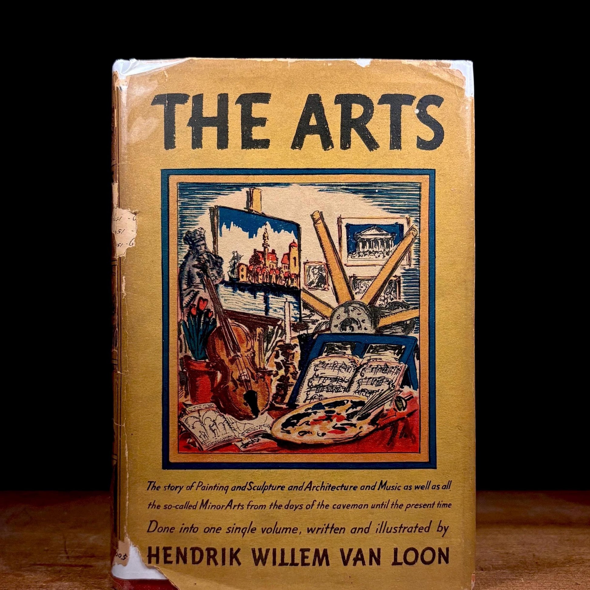 First Printing - The Arts / Hendrik Willem Van Loon (1937) Vintage Hardcover Book