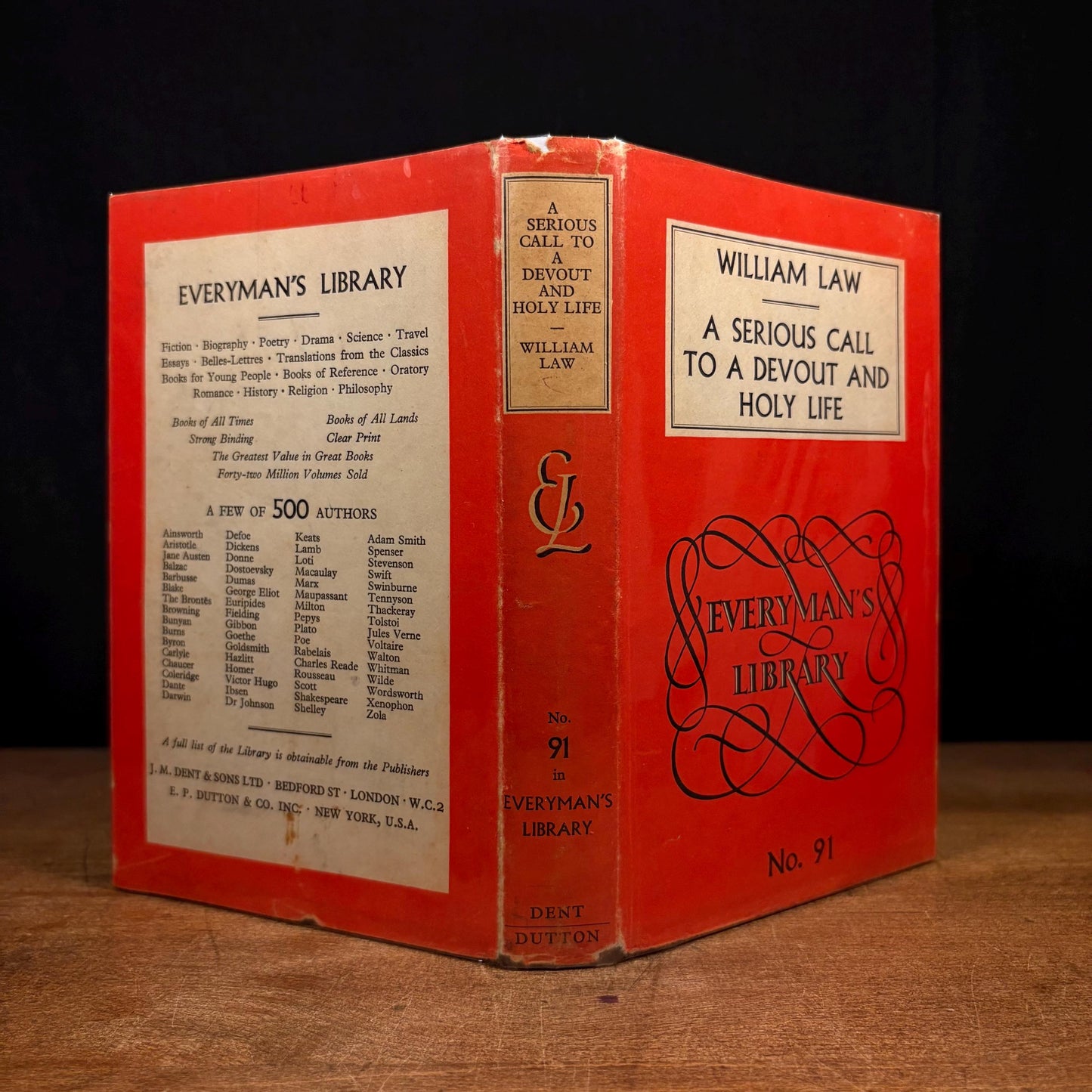 Everyman’s Library - A Serious Call to a Devout and Holy Life / William Law (1955) Vintage Hardcover Book