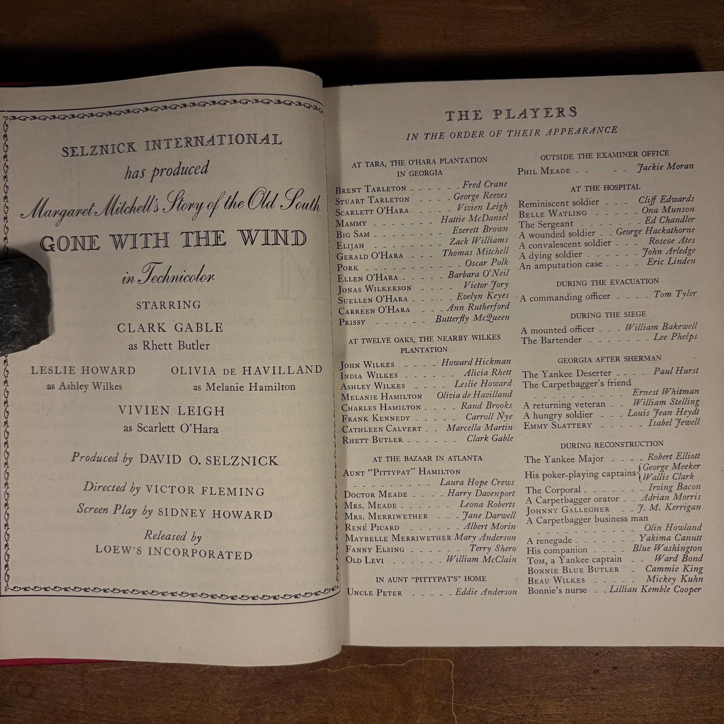 Gone with the Wind / Margaret Mitchell (1940) Vintage Hardcover Book