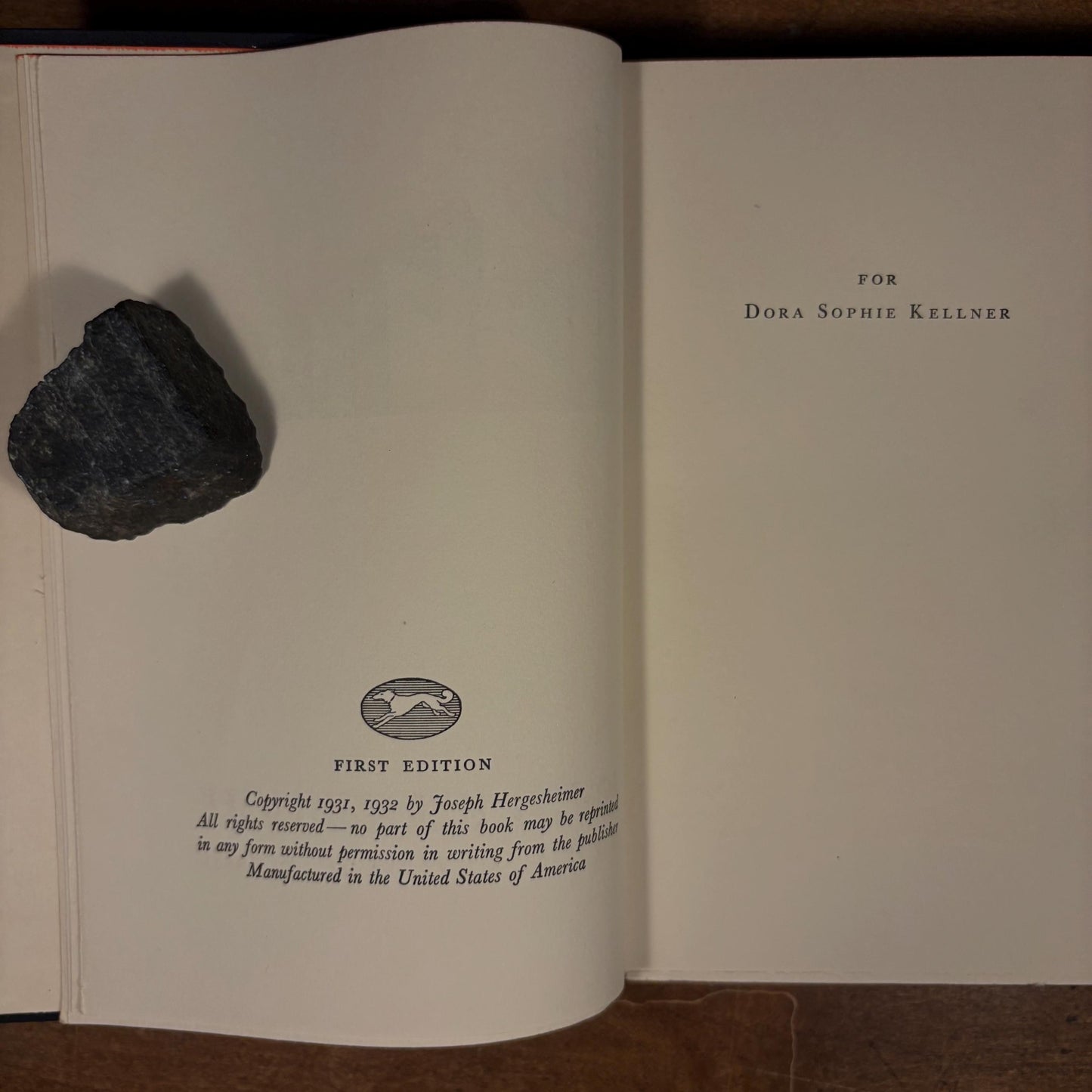 First Printing - Berlin / Joseph Hergesheimer (1932) Vintage Hardcover Book