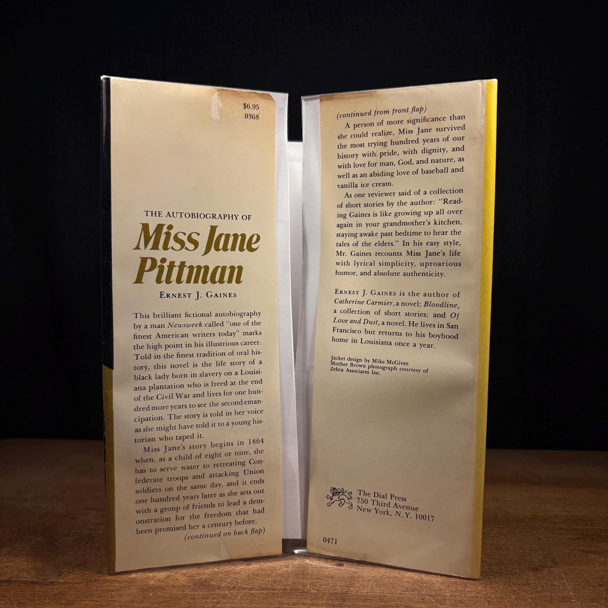 First Printing - The Autobiography of Miss Jane Pittman / Ernest Gaines (1971) Vintage Hardcover Book