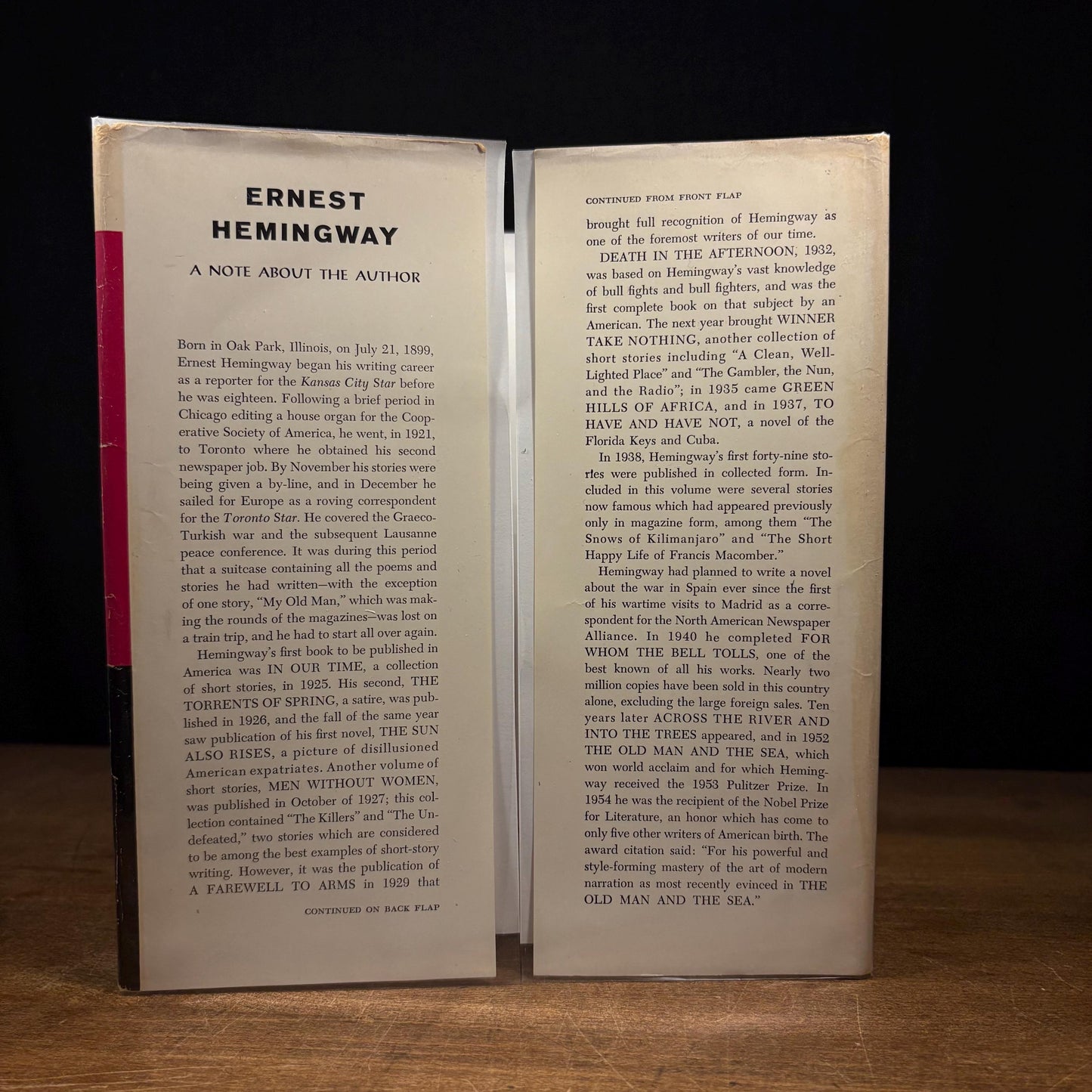 For Whom the Bell Tolls / Ernest Hemingway (1957) Vintage Hardcover Book