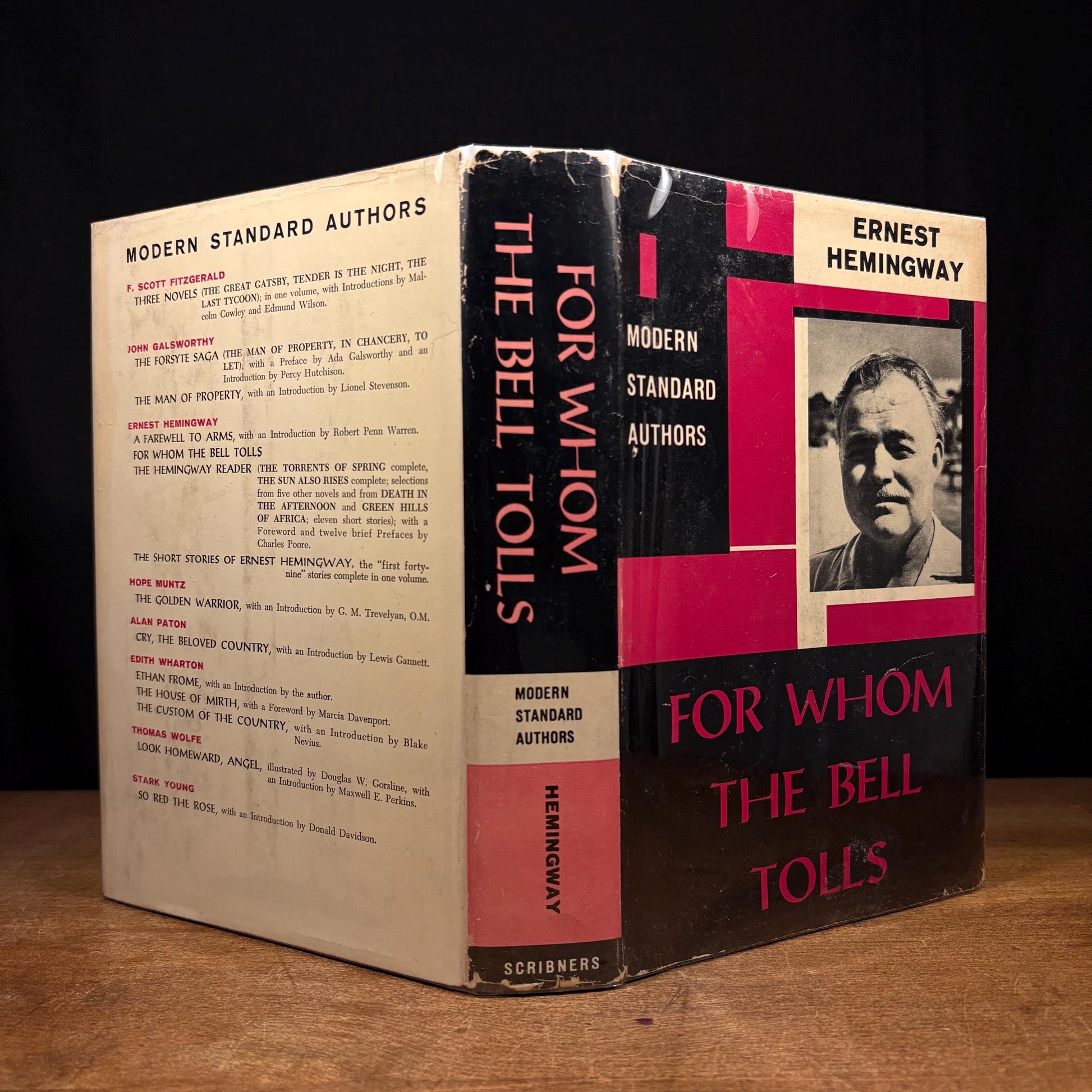 For Whom the Bell Tolls / Ernest Hemingway (1957) Vintage Hardcover Book