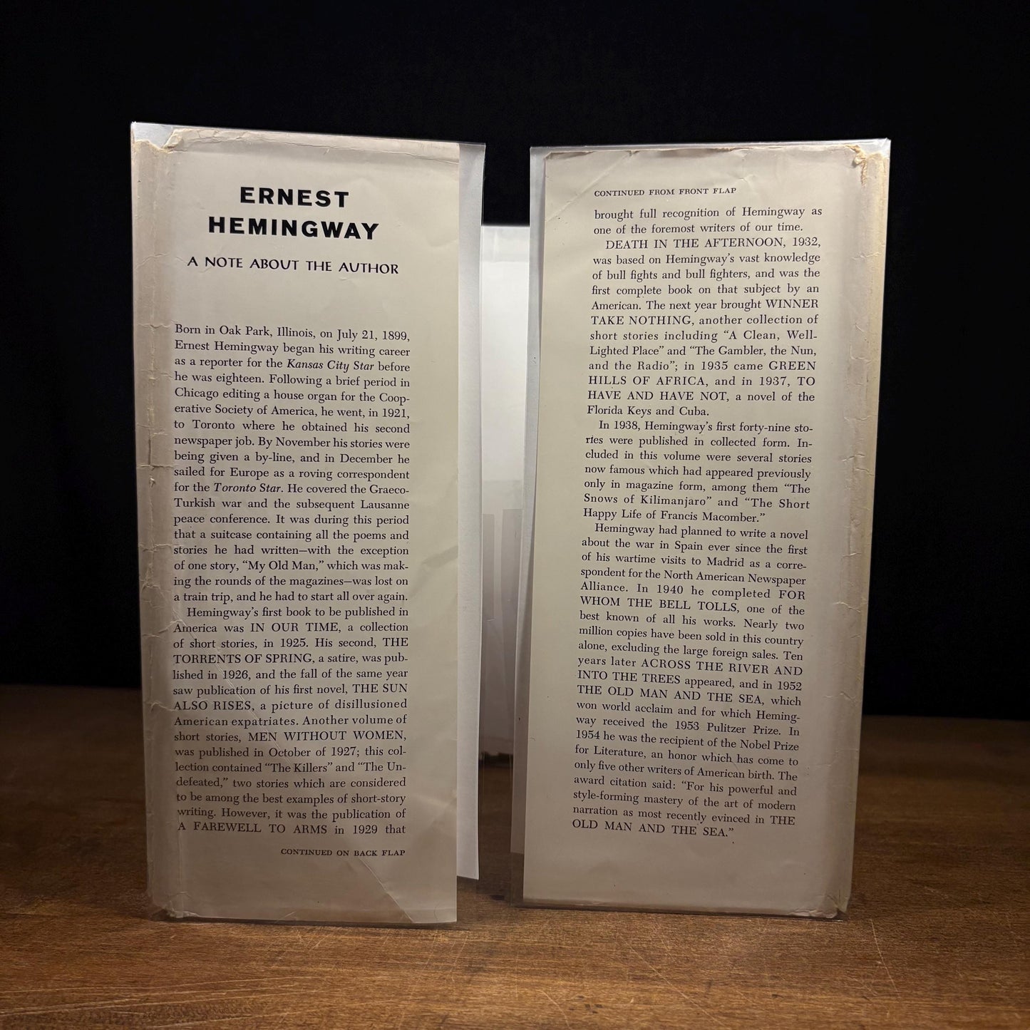 The Hemingway Reader / Ernest Hemingway (1957) Vintage Hardcover Book