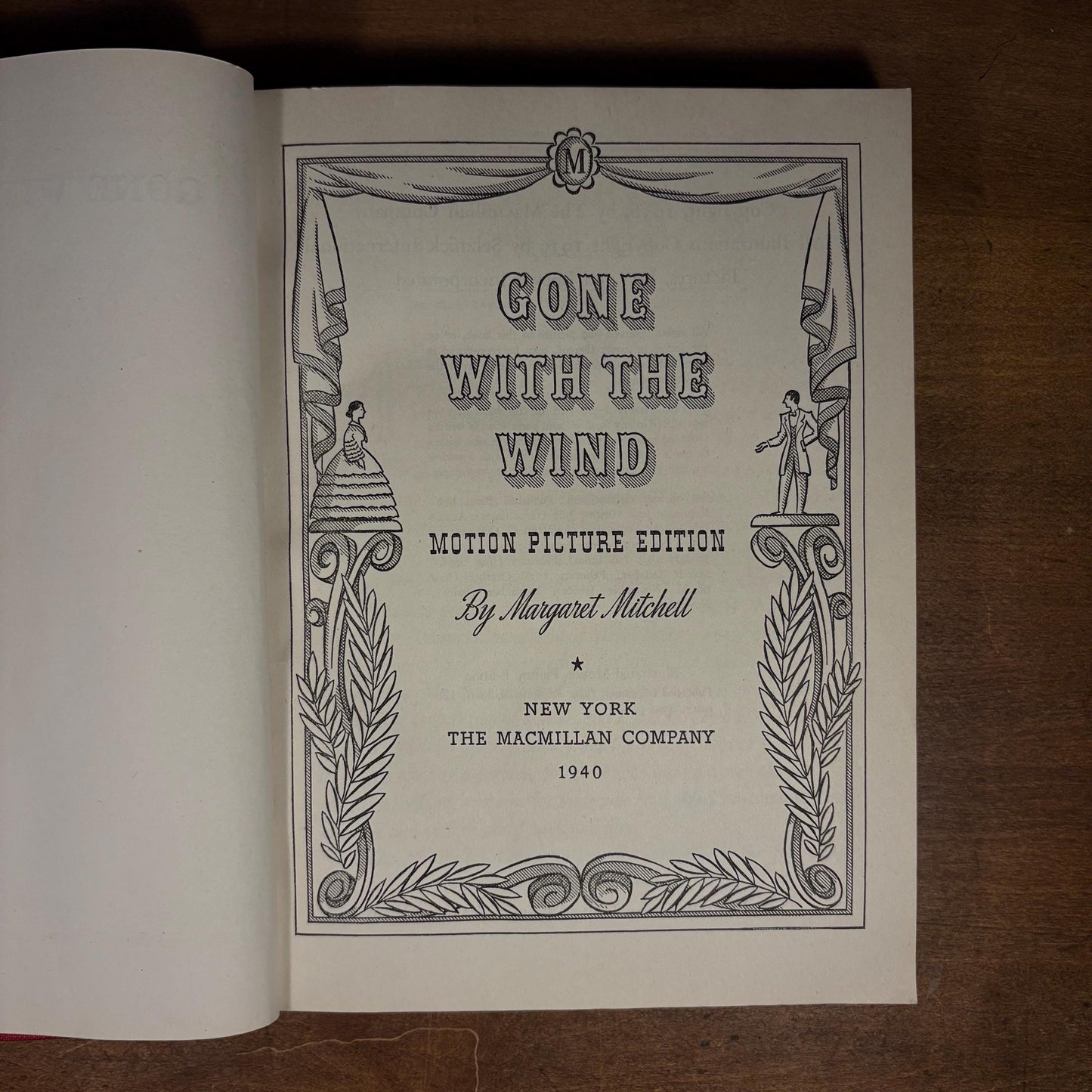 Gone with the Wind / Margaret Mitchell (1940) Vintage Hardcover Book