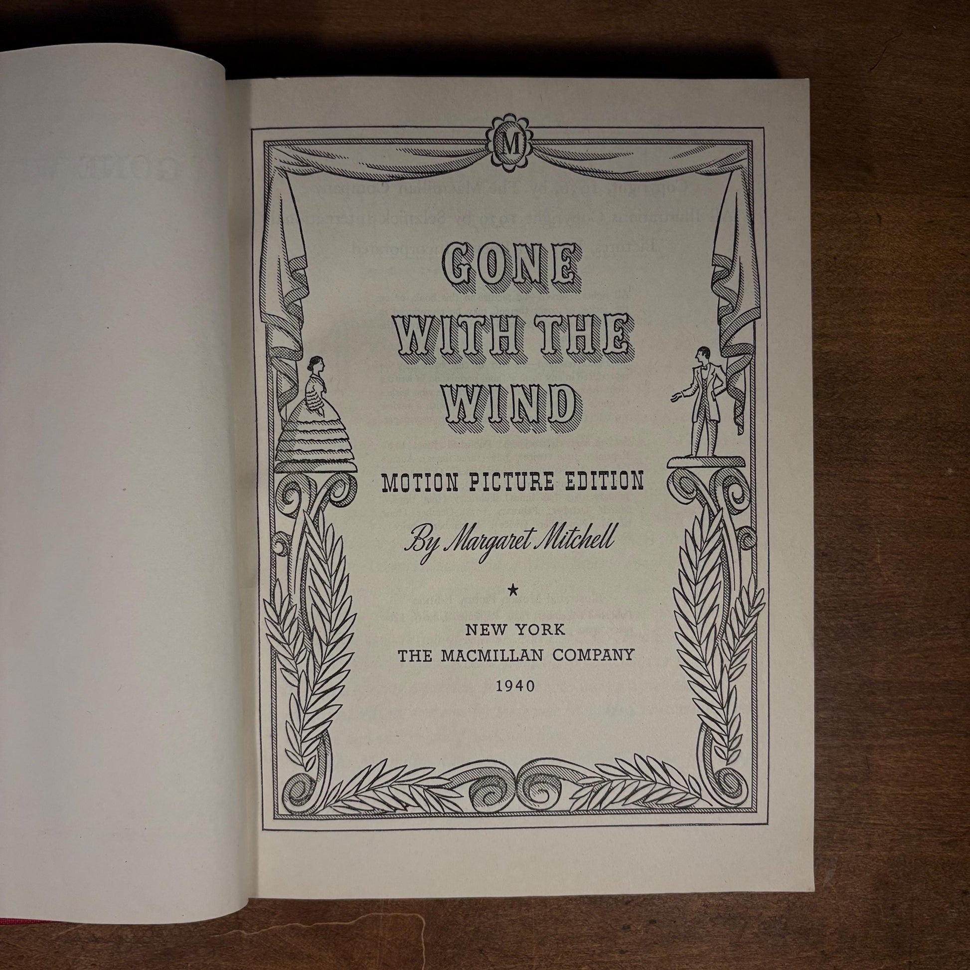 Gone with the Wind / Margaret Mitchell (1940) Vintage Hardcover Book