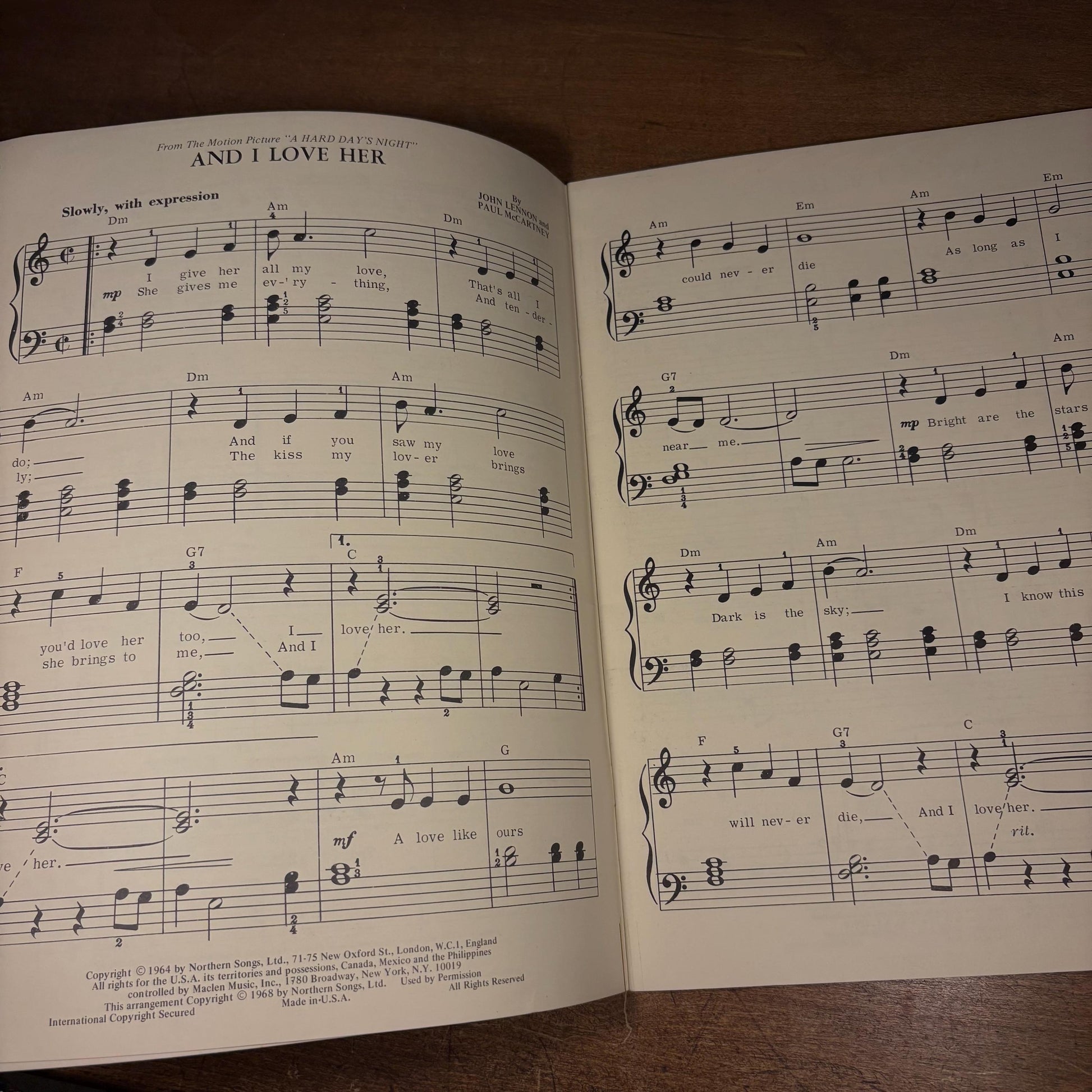 Beatles No. 2 (1972) Vintage Sheet Music