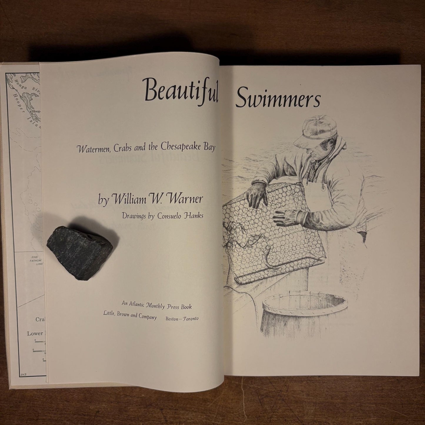 Early Printing - Beautiful Swimmers: Watermen, Crabs and the Chesapeake Bay / William W. Warner (1976) Vintage Hardcover Book