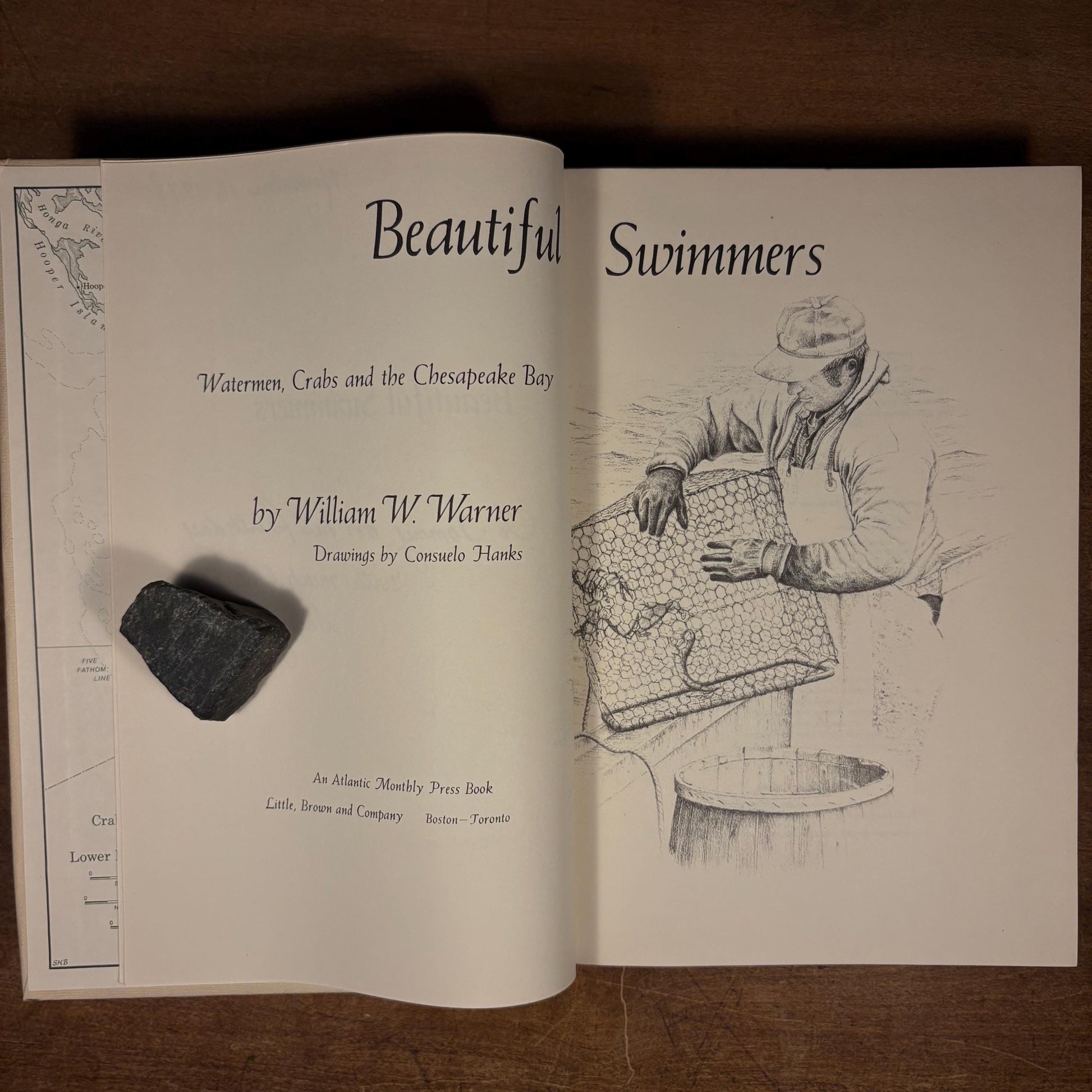 Early Printing - Beautiful Swimmers: Watermen, Crabs and the Chesapeake Bay / William W. Warner (1976) Vintage Hardcover Book