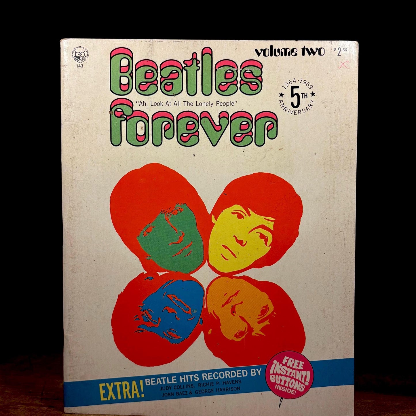 Beatles Forever: Volume Two (1972) Vintage Sheet Music