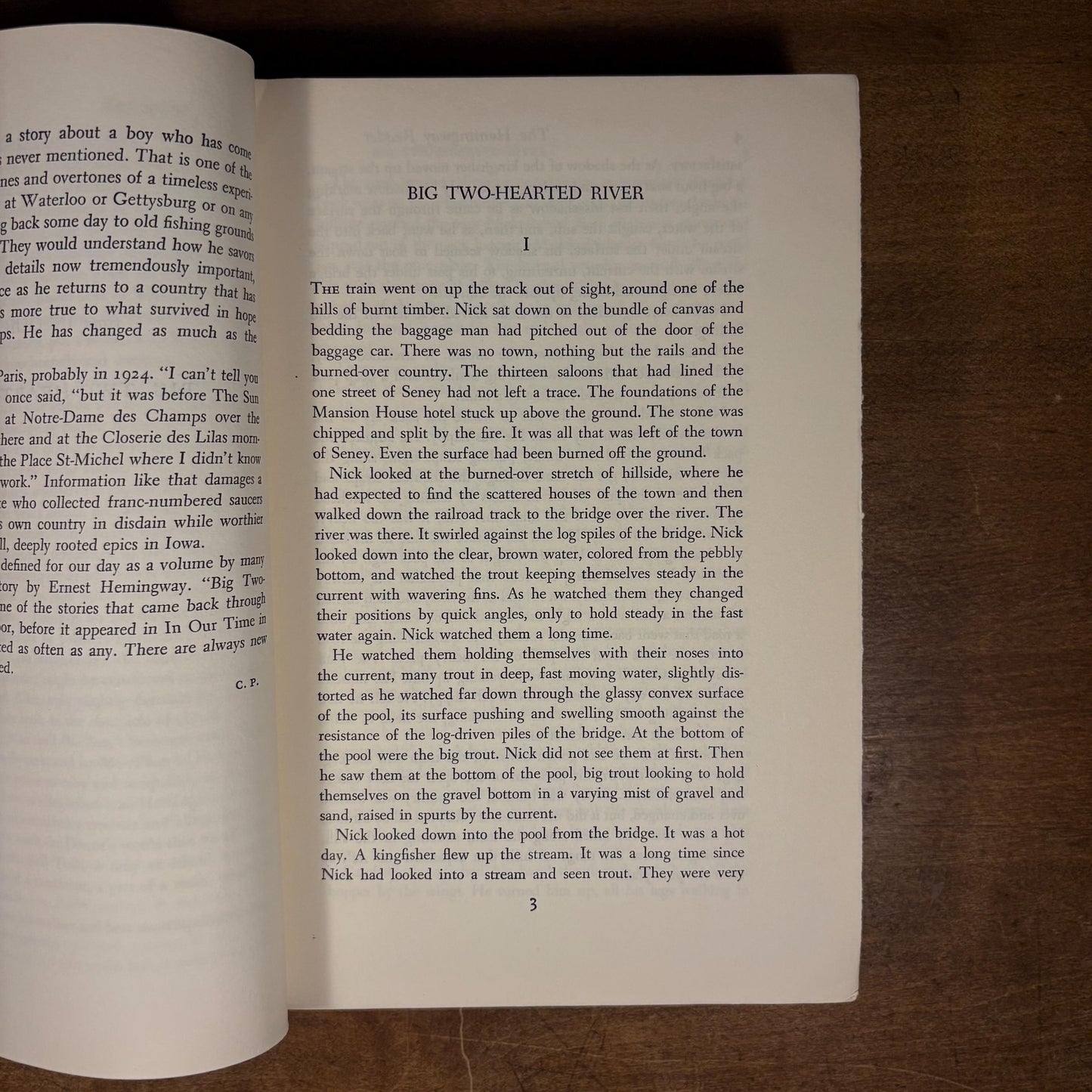 The Hemingway Reader / Ernest Hemingway (1953) Vintage Hardcover Book