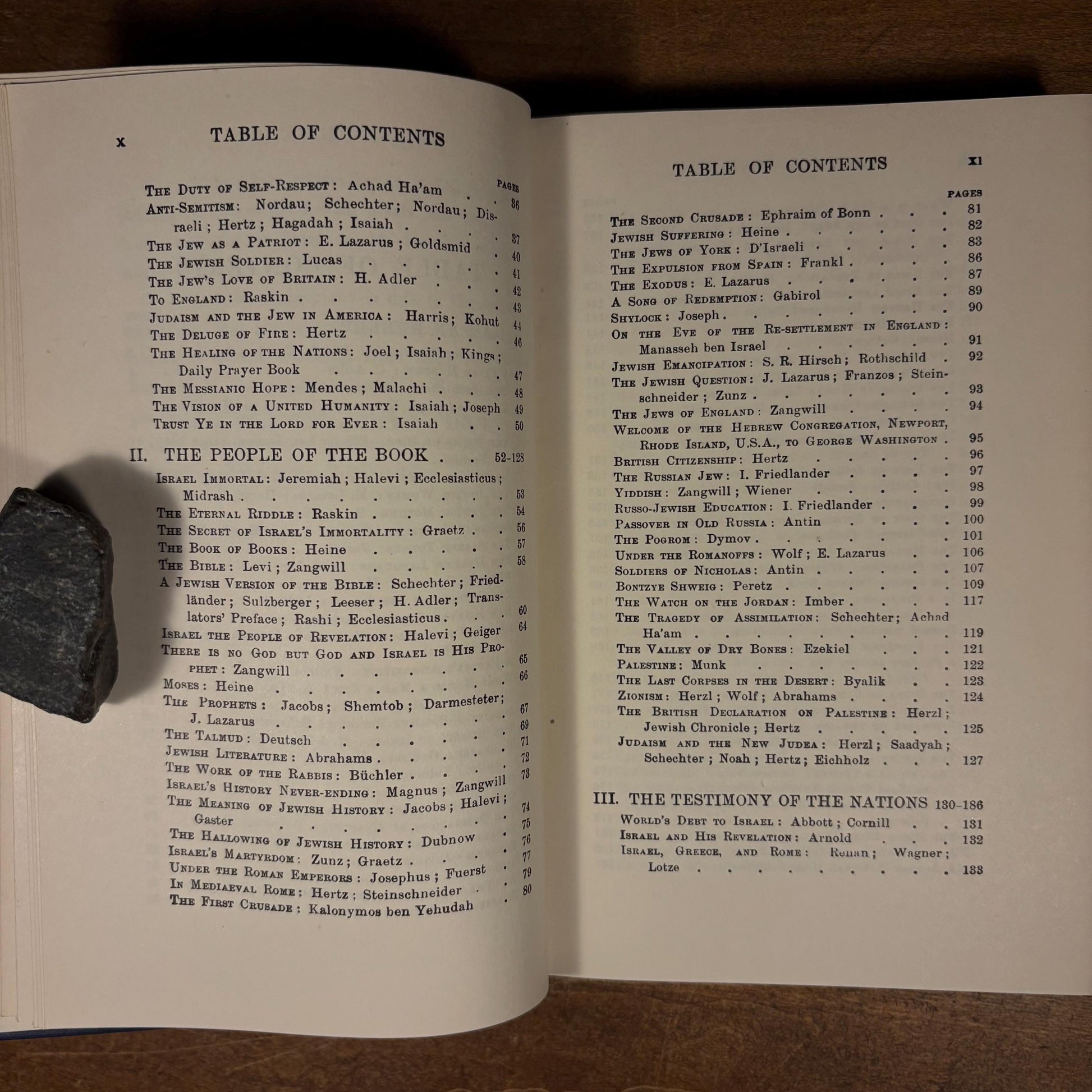 A Book of Jewish Thoughts / J. H. Hertz (1940s) Vintage Hardcover Book