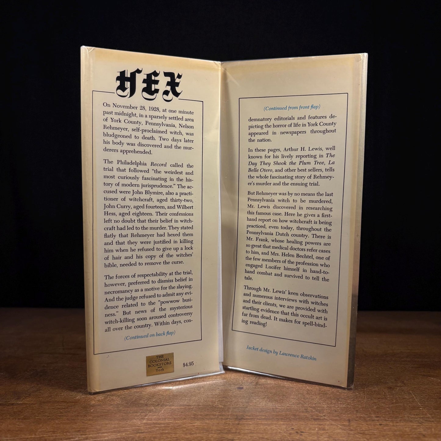 First Printing - Hex / Arthur Lewis (1969) Vintage Hardcover Book