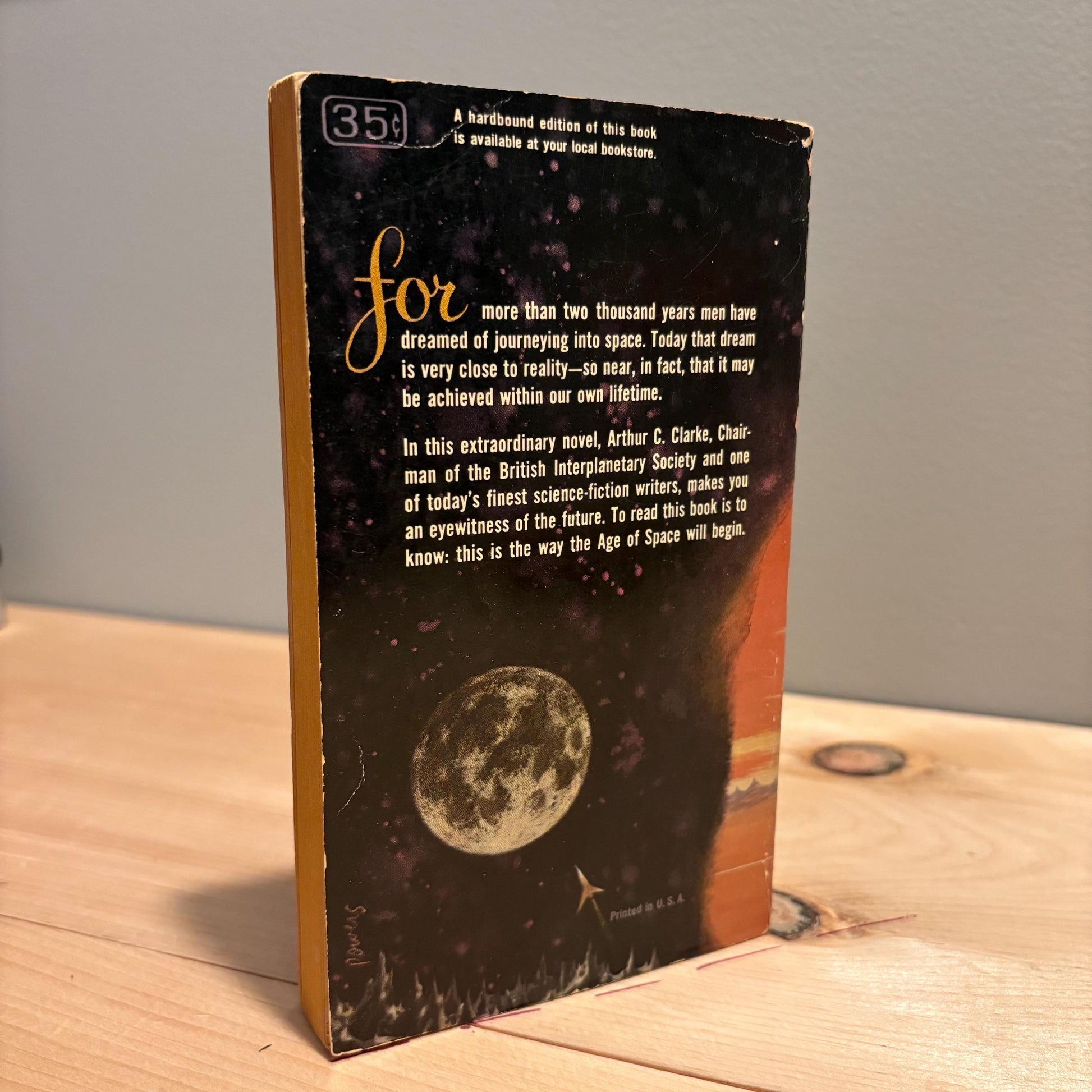 Prelude to Space / Arthur C. Clarke (1954) Vintage Book