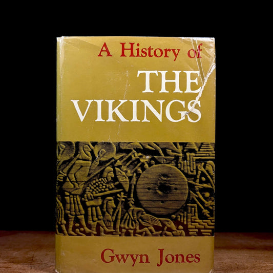 First Printing - A History of the Vikings by Gwyn Jones (1968) Vintage Hardcover Book