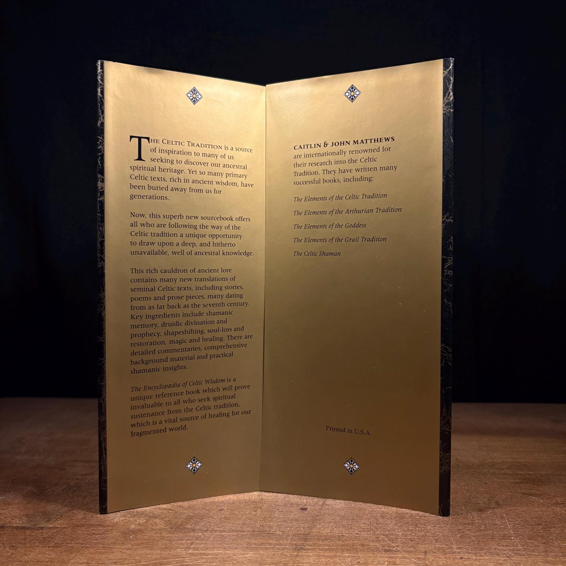 First Printing - The Encyclopedia of Celtic Wisdom: A Celtic Shaman’s Sourcebook / Caitlín and John Matthews (1994) Vintage Hardcover Book