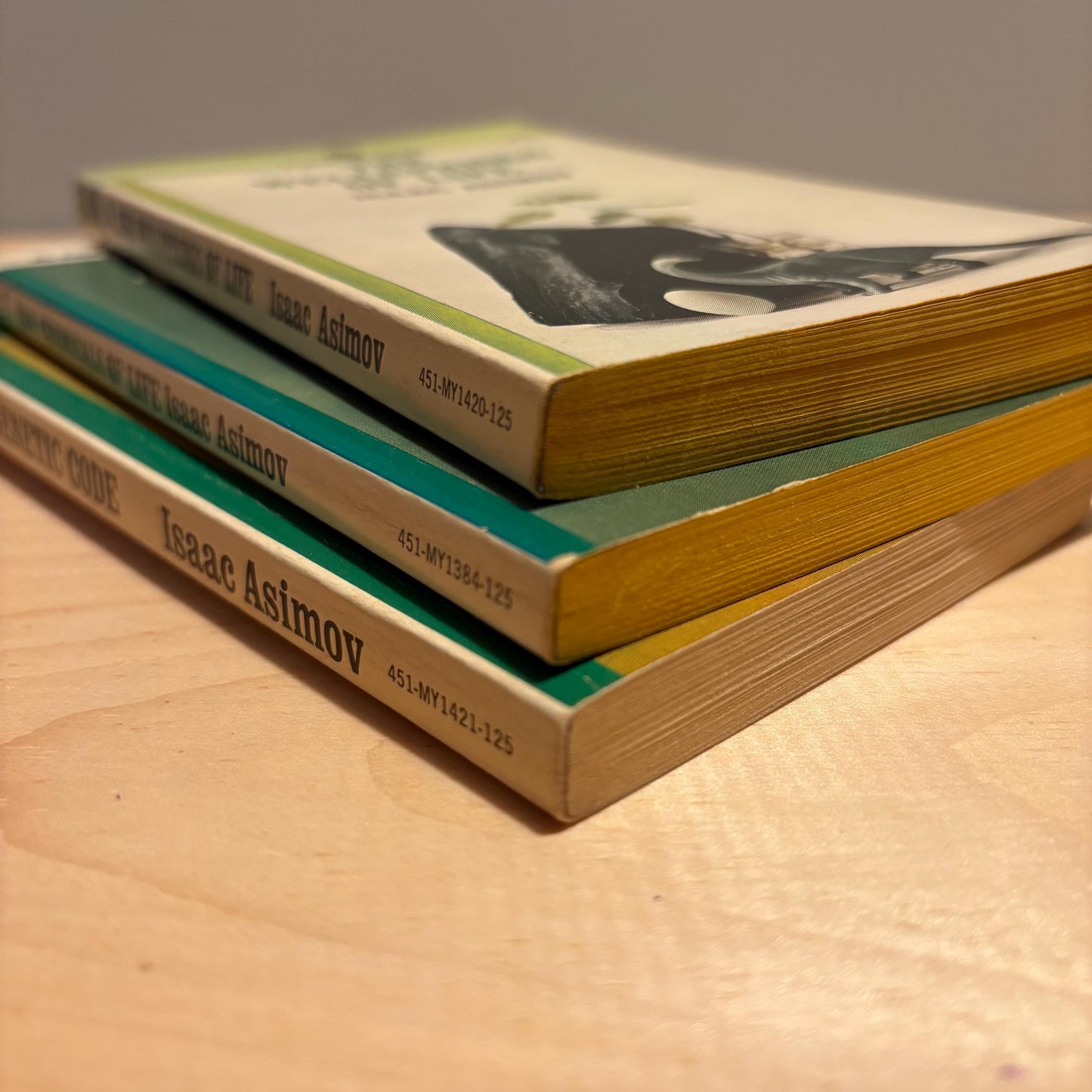 Issac Asimov on Science (1970s) Vintage Paperback Book Collection