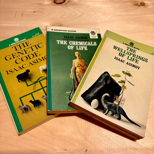 Issac Asimov on Science (1970s) Vintage Paperback Book Collection