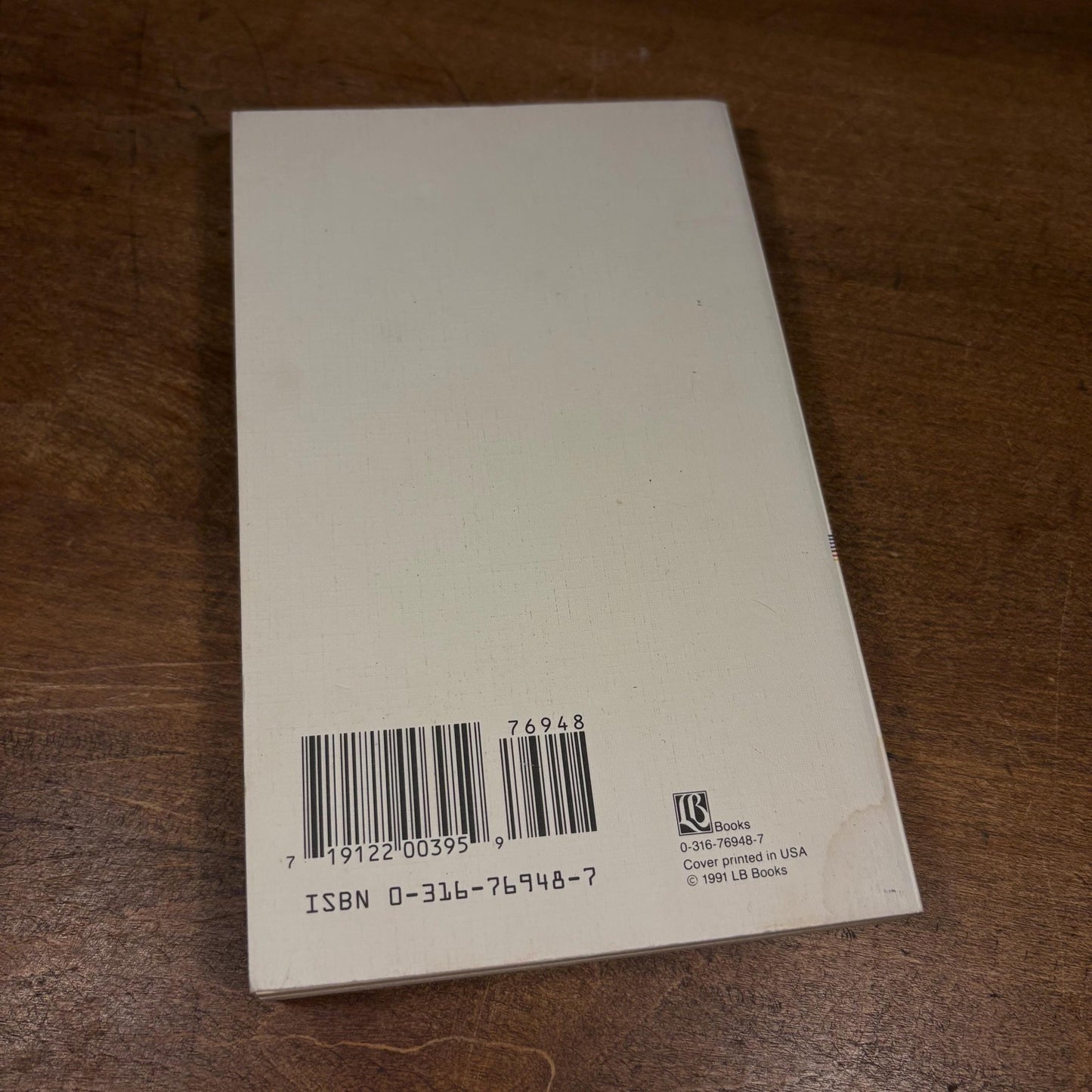 First LB Books Mass Market Paperback Printing - The Catcher in the Rye / J. D. Salinger (1991) Vintage Book