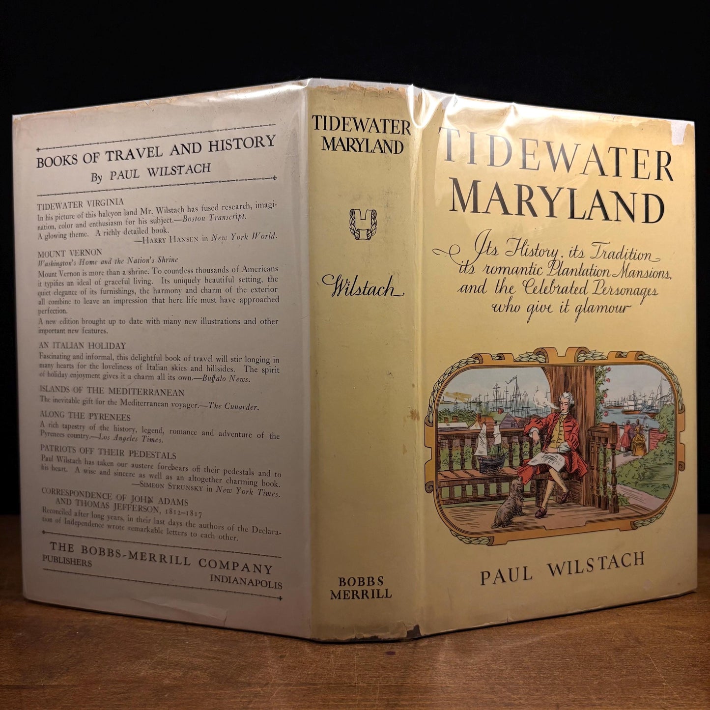 First Printing - Tidewater Maryland / Paul Wilstach (1931) Vintage Hardcover Book
