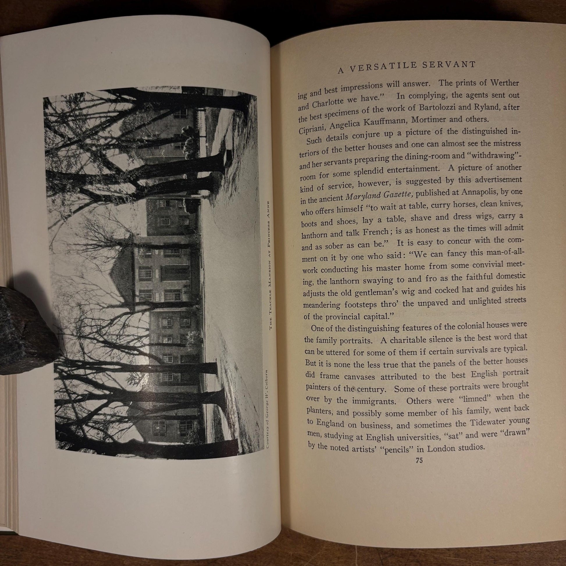 First Printing - Tidewater Maryland / Paul Wilstach (1931) Vintage Hardcover Book