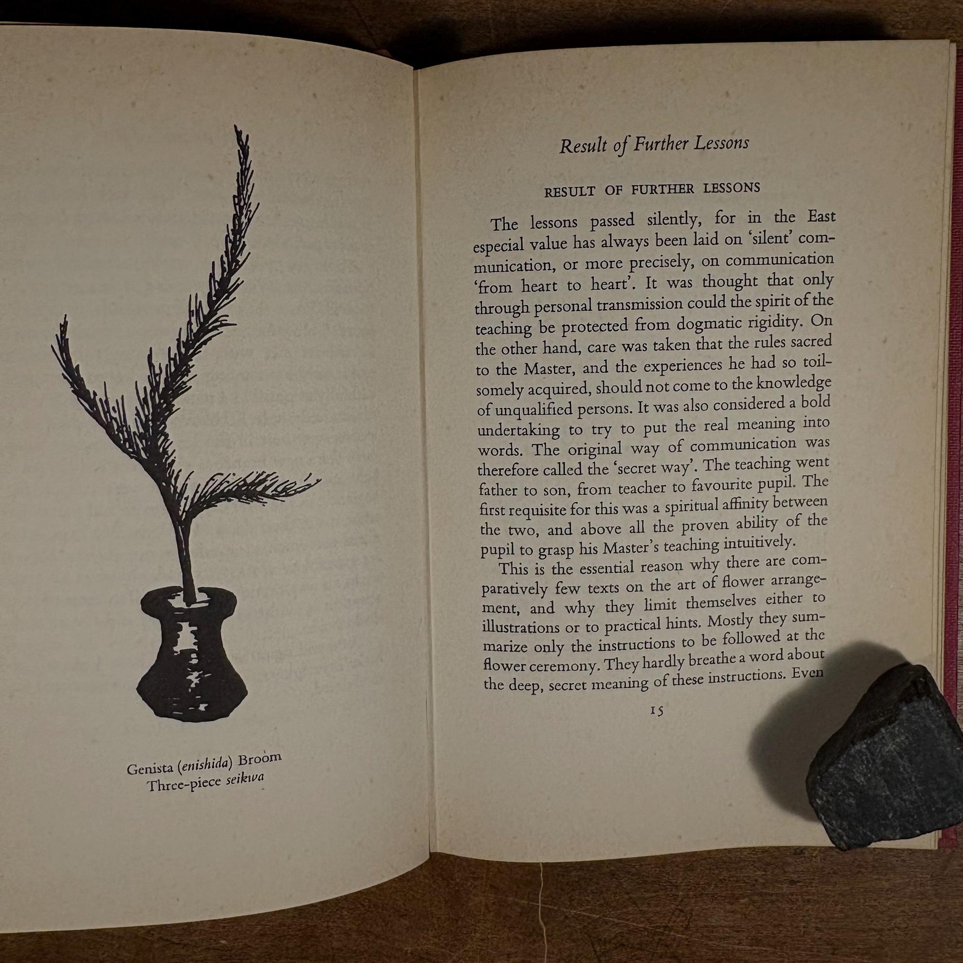 Zen in the Art of Flower Arrangement / Gustie L. Herrigel (1970s) Vintage Hardcover Book
