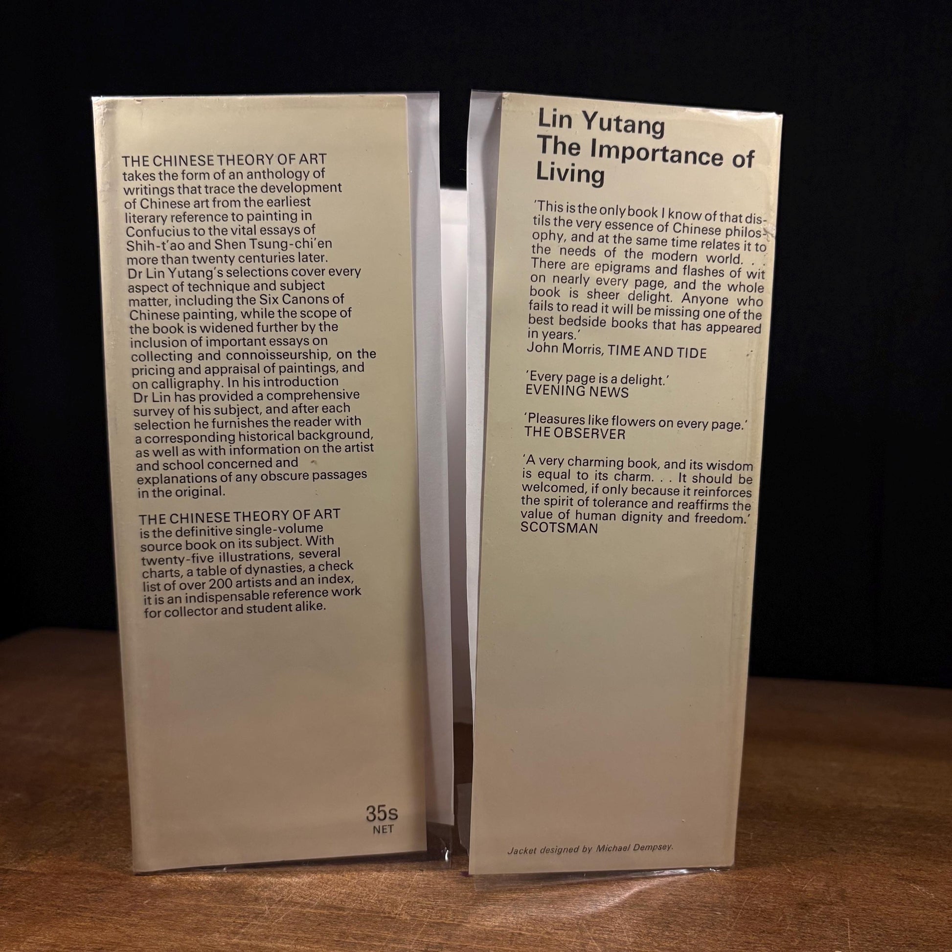 First Printing - The Chinese Theory of Art: Translations from the Masters of Chinese Art / Lin Yutang (1967) Vintage Hardcover Book