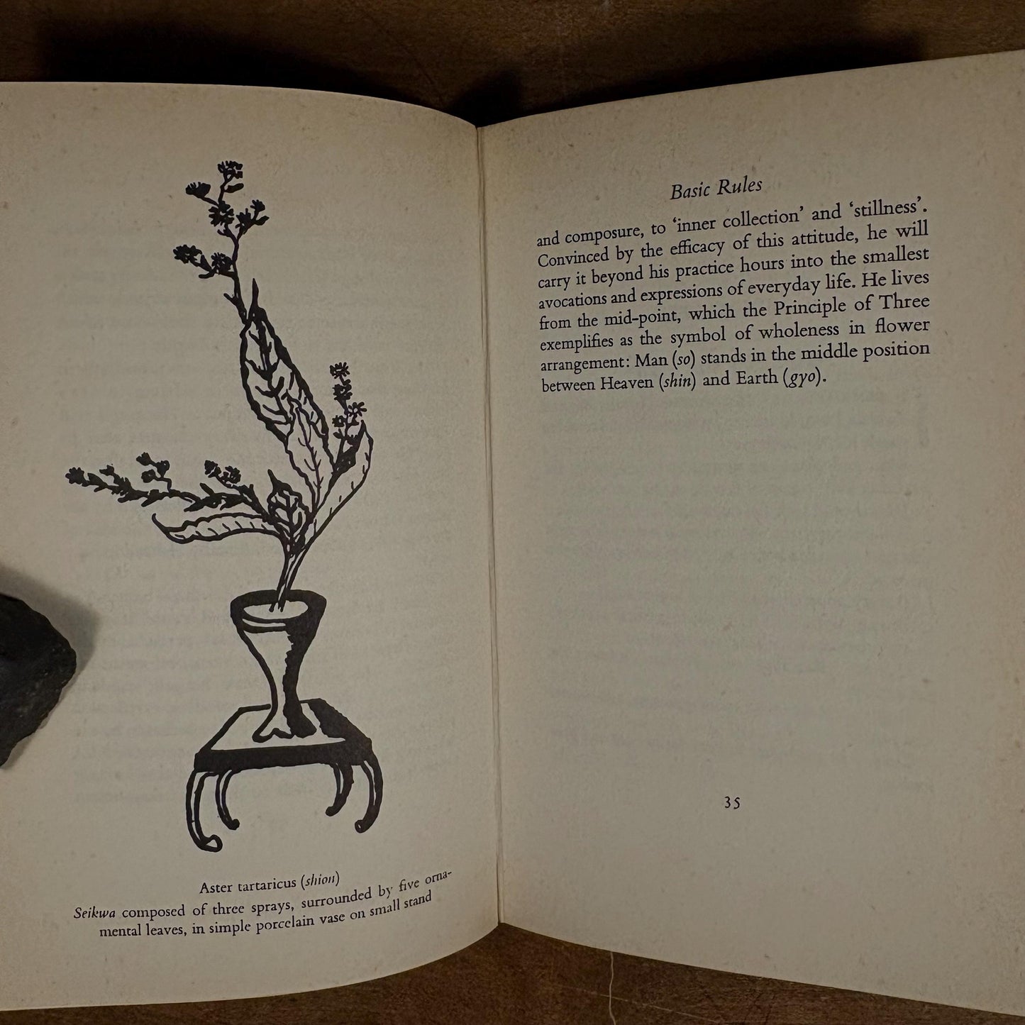 Zen in the Art of Flower Arrangement / Gustie L. Herrigel (1970s) Vintage Hardcover Book