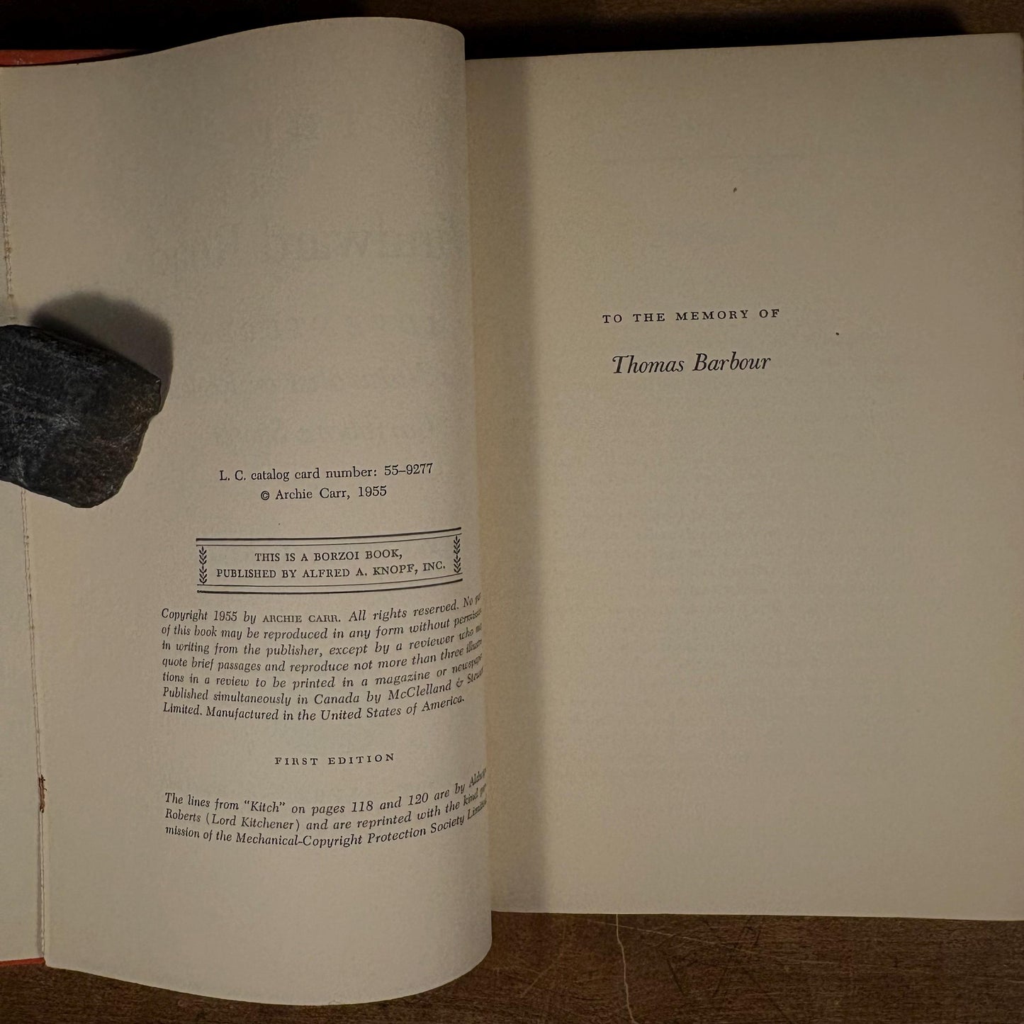 The Windward Road: Adventures of a Naturalist on Remote Caribbean Shores / Archie Carr (1956) Vintage Hardcover Book