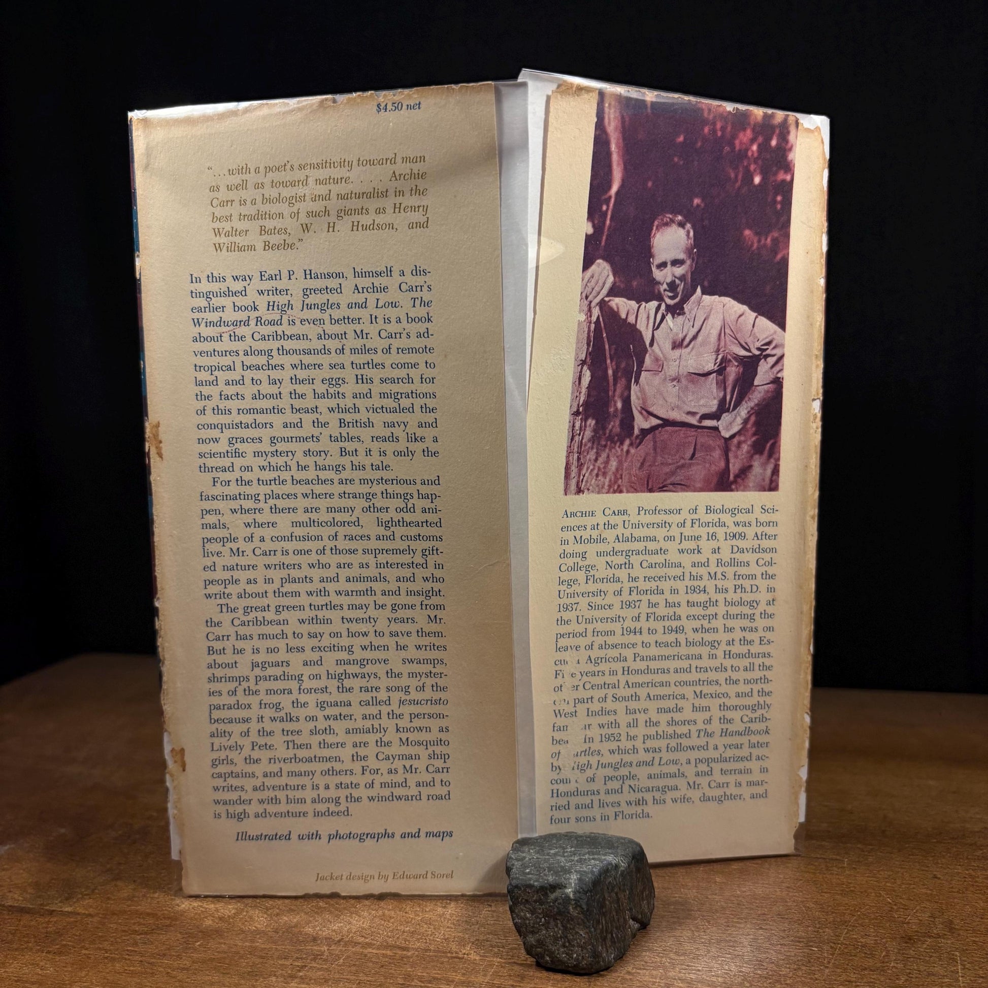 The Windward Road: Adventures of a Naturalist on Remote Caribbean Shores / Archie Carr (1956) Vintage Hardcover Book