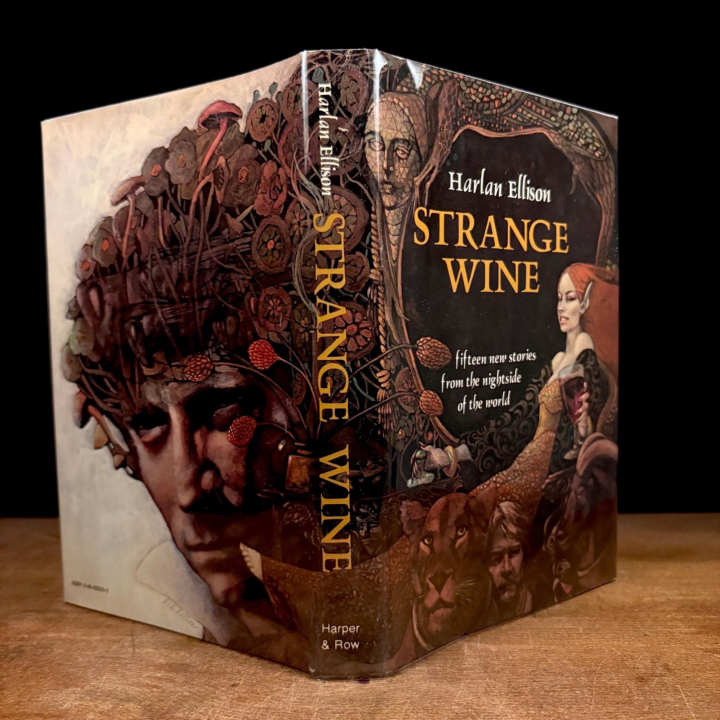 First Printing - Strange Wine: Fifteen New Stories from the Nightside of the World / Harlan Ellison (1978) Vintage Hardcover Book