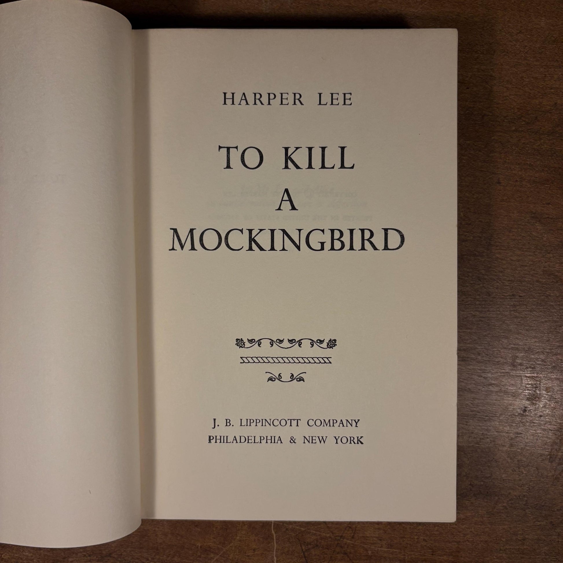 Seventh printing - To Kill a Mockingbird by Harper Lee (1960) Vintage Hardcover Book