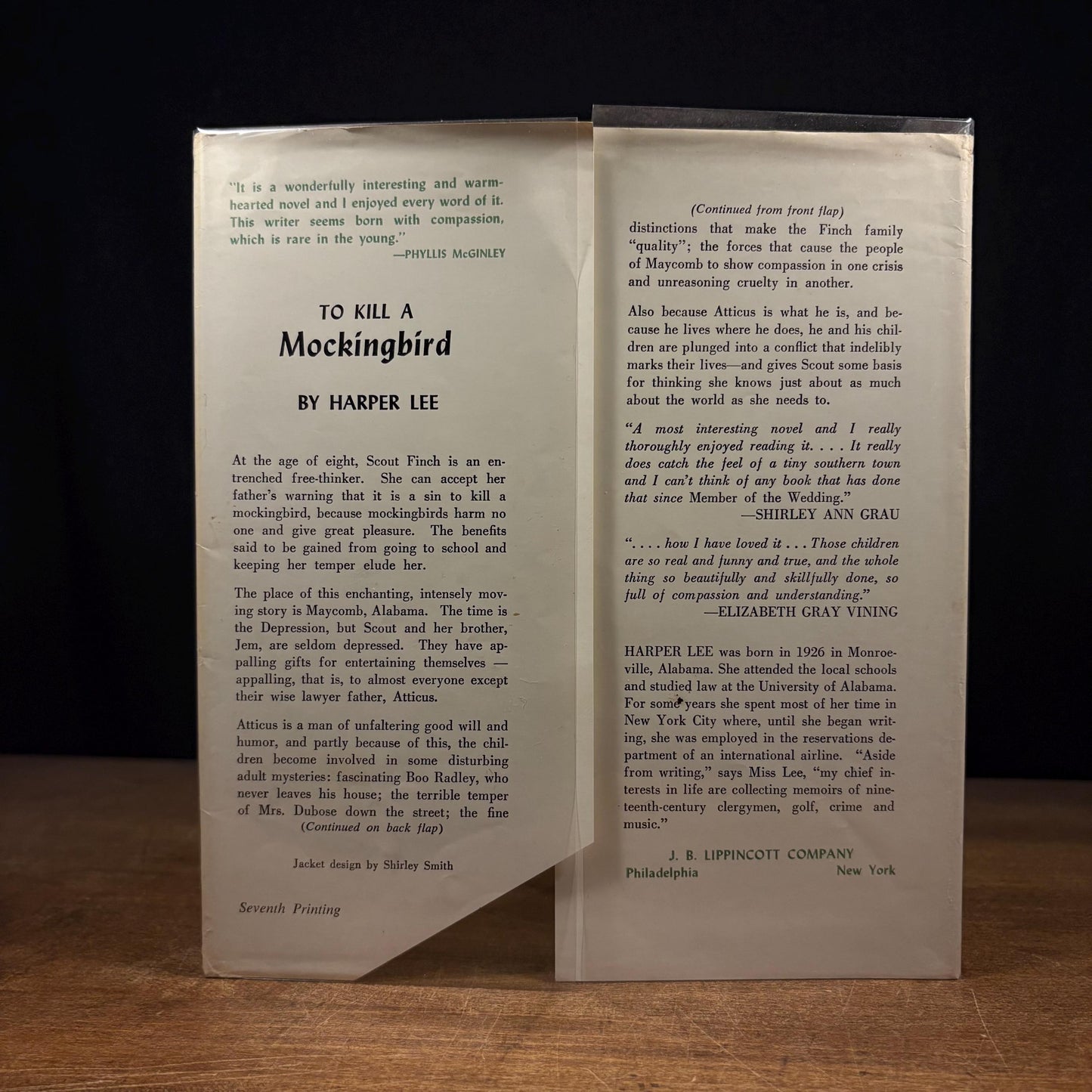 Seventh printing - To Kill a Mockingbird by Harper Lee (1960) Vintage Hardcover Book