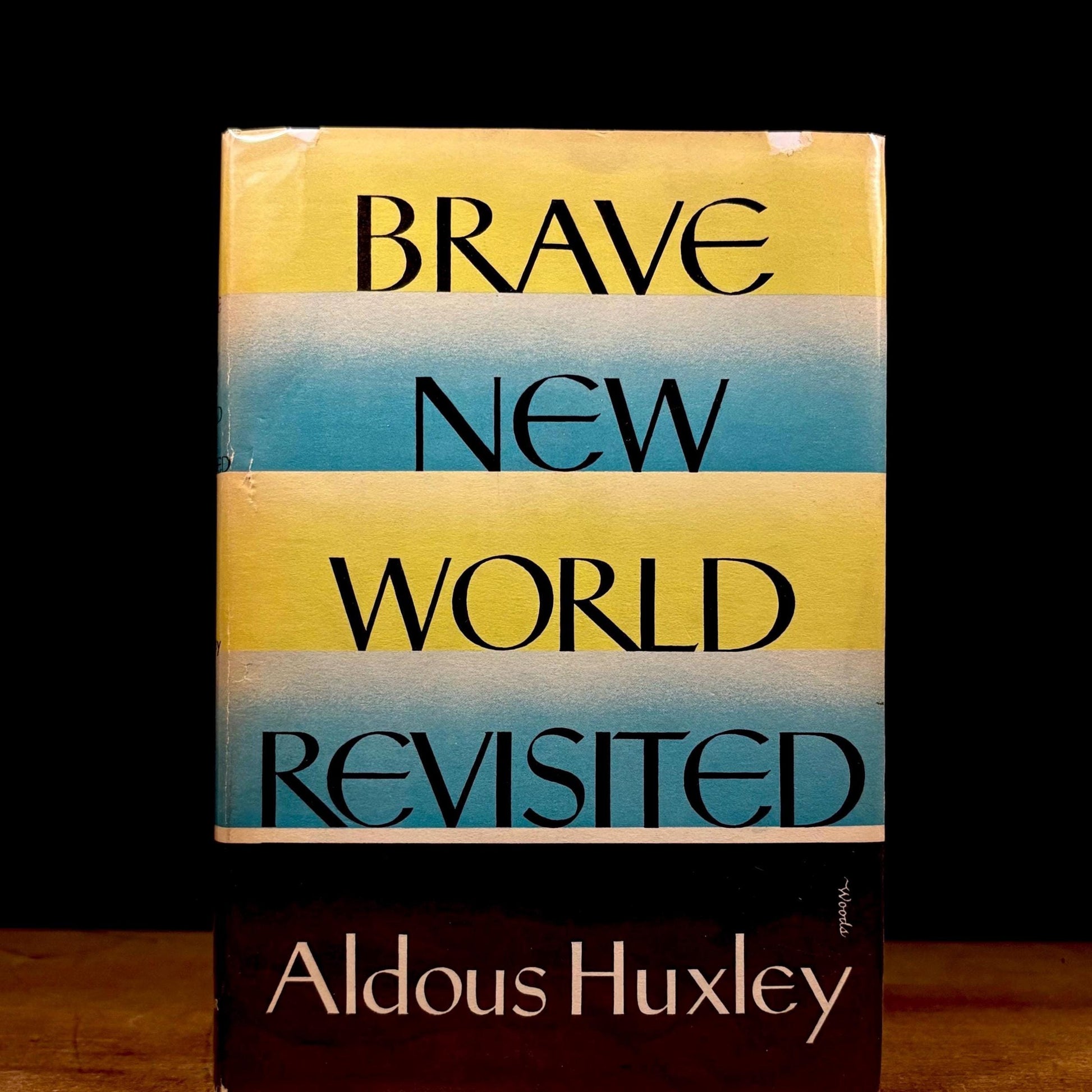 Early Printing - Brave New World Revisited / Aldous Huxley (1959) Vintage Hardcover Book