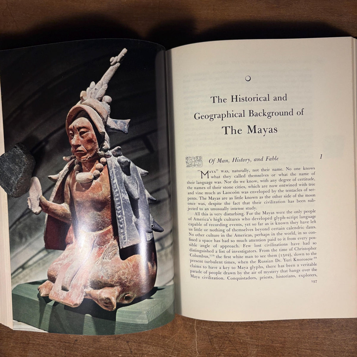 First Printing - The Ancient Sun Kingdoms of the Americas: Aztec, Maya, Inca / Victor W. von Hagen (1961) Vintage Hardcover Book